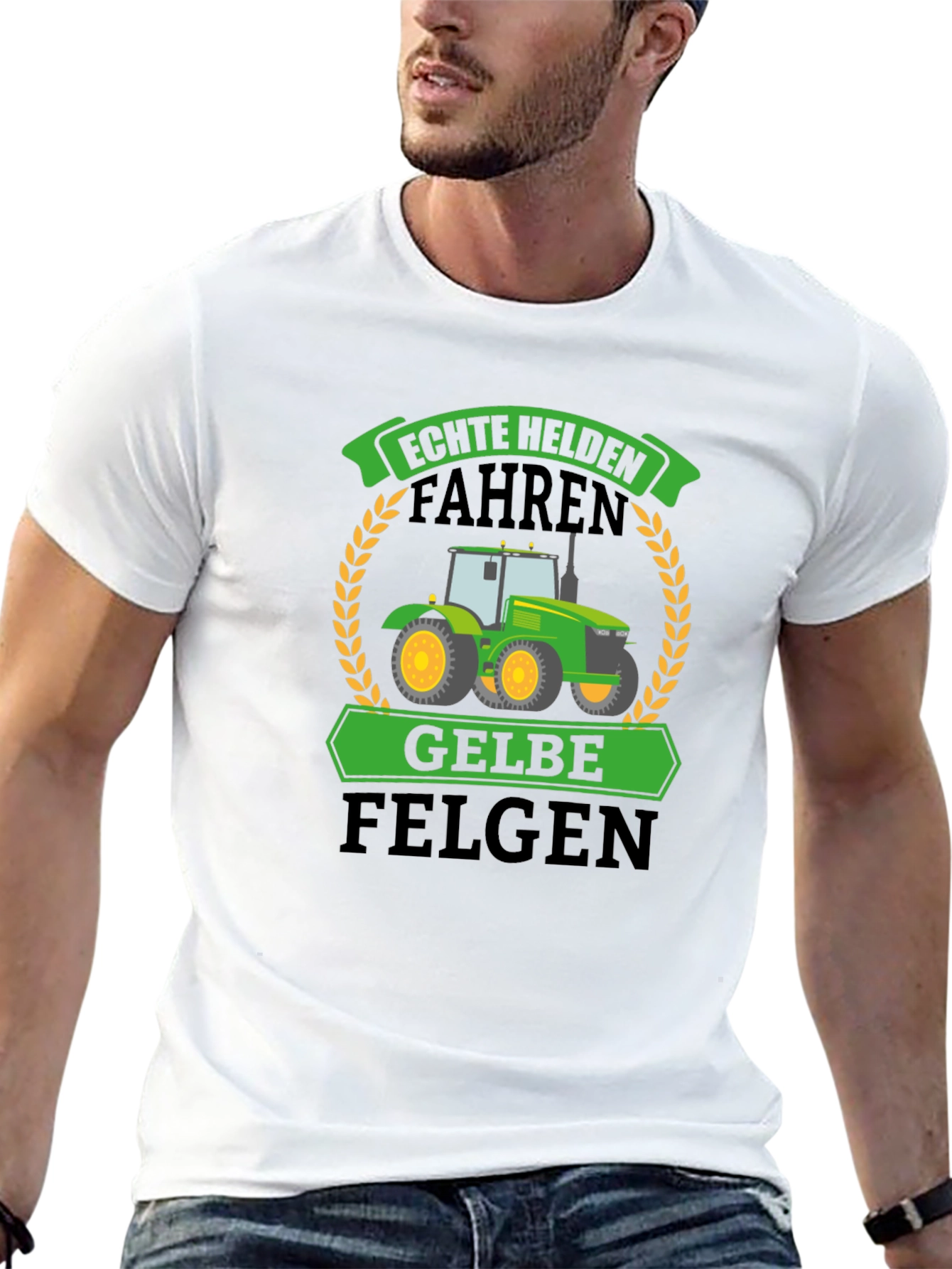 Echte Helden T-Shirt - Tractor Design