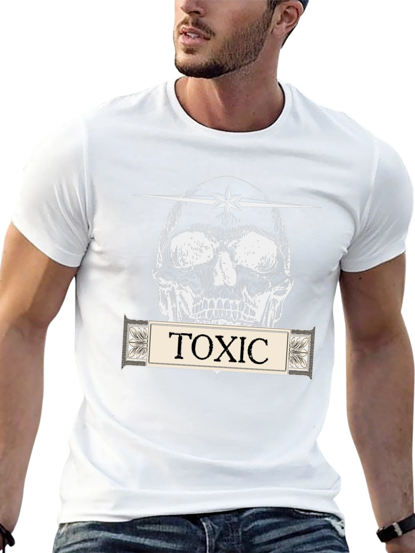 Toxic Skull T-Shirt - Edgy Graphic Tee