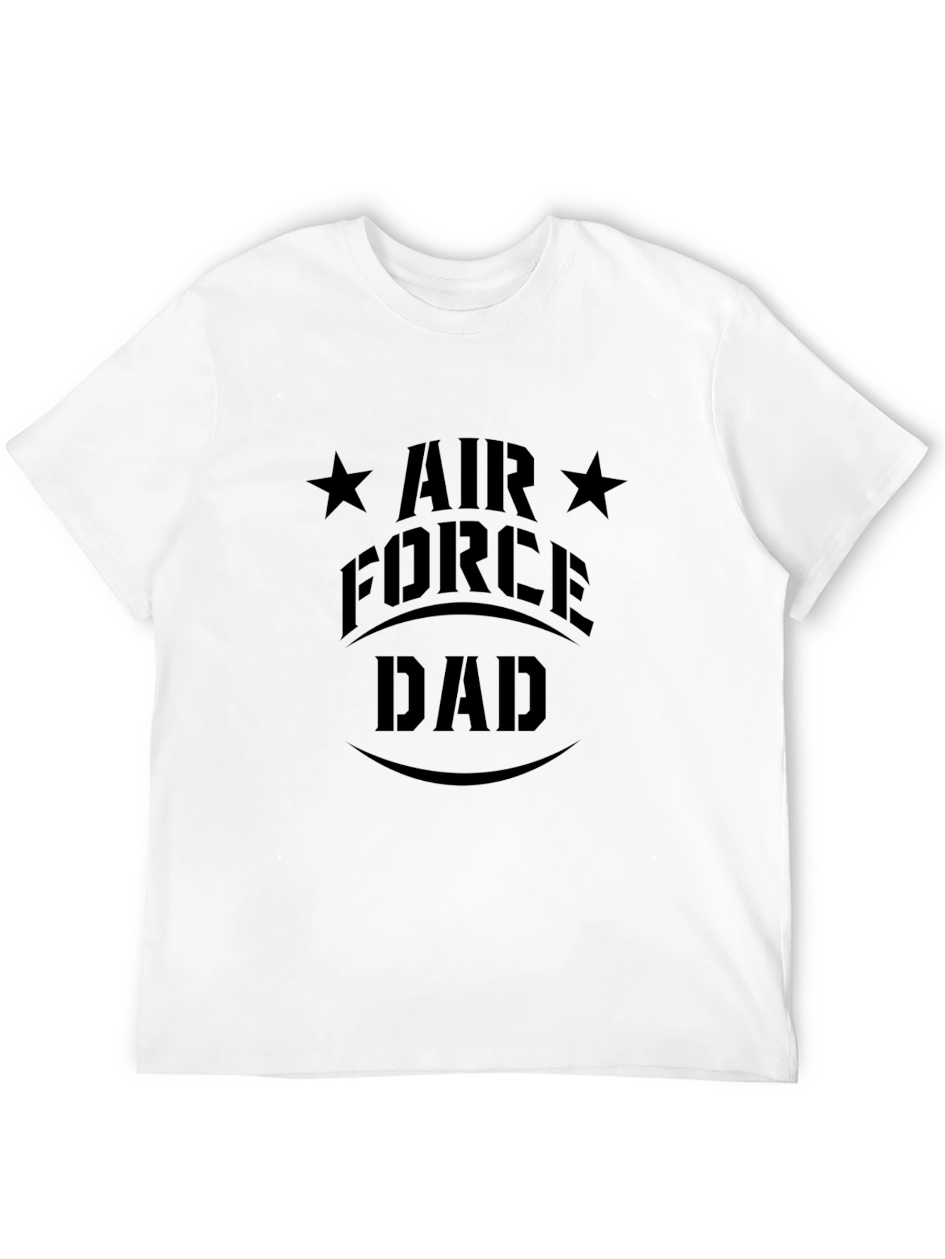 Air Force Dad Graphic Tee - Black