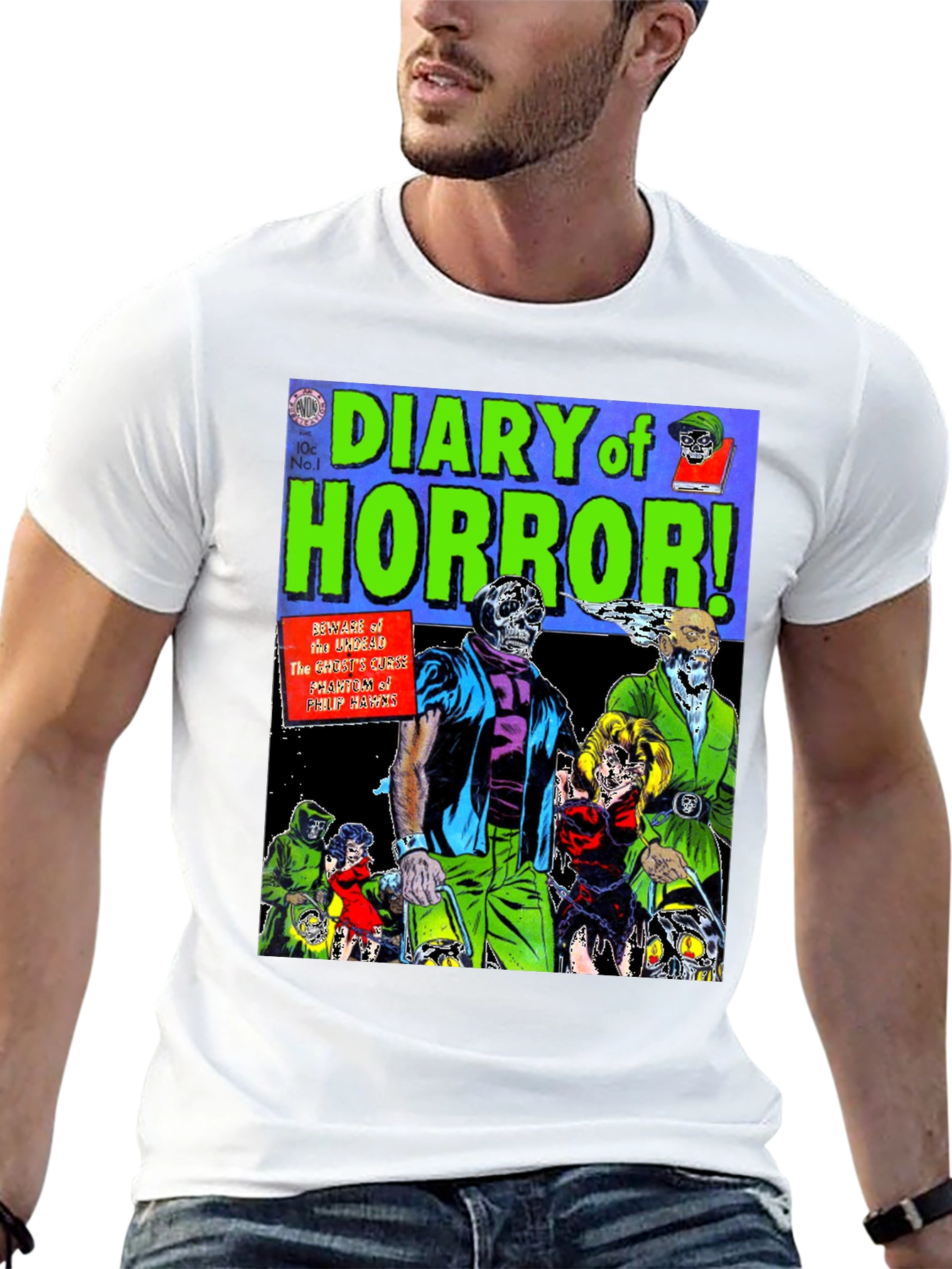 Diary of Horror Graphic T-Shirt