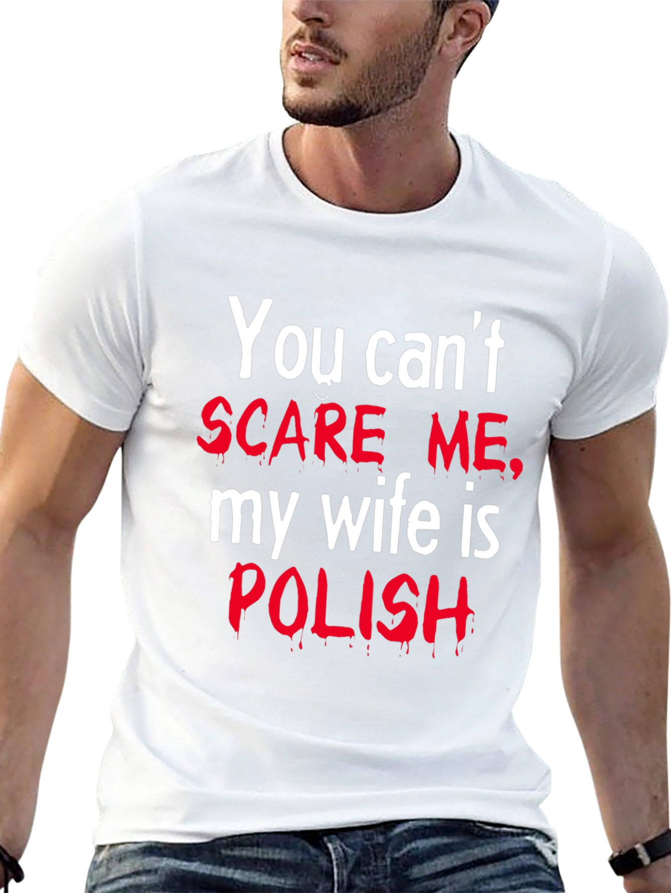 Funny Polish Wife Graphic T-Shirt