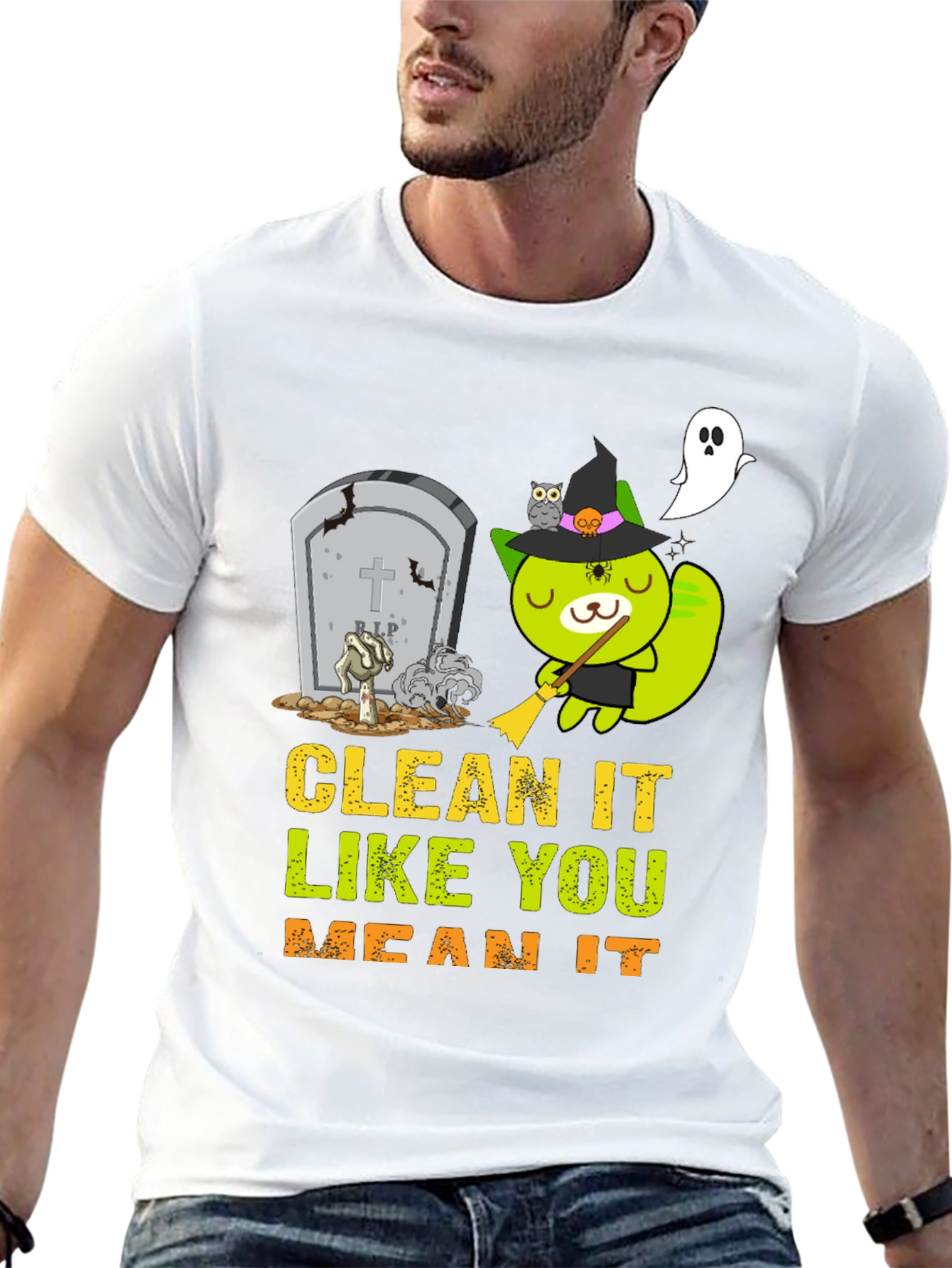 Halloween Cleaning T-Shirt