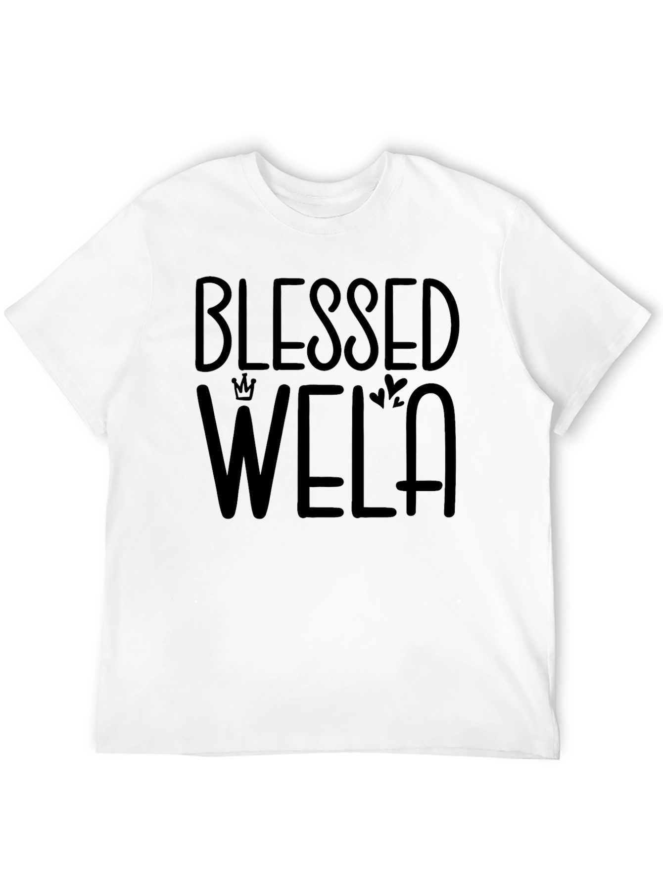 Blessed Wela Graphic Tee - Unisex Black T-Shirt