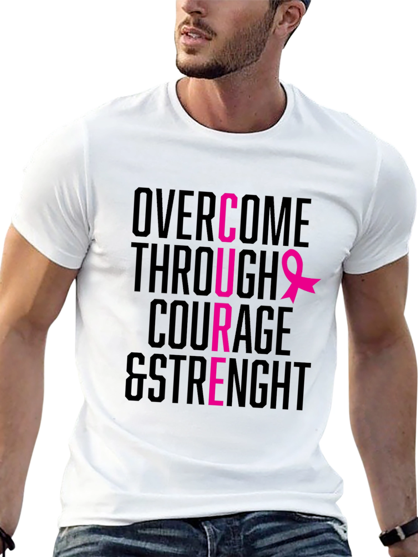 Overcome Cancer Awareness T-Shirt
