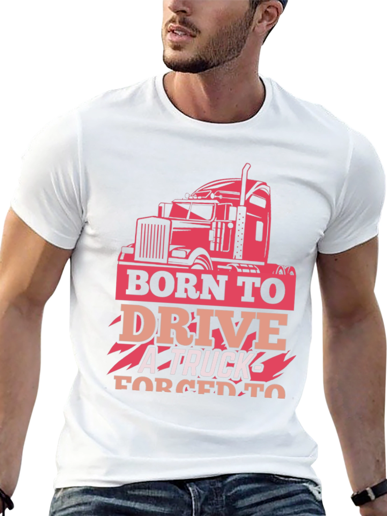 Born to Drive Trucker T-Shirt