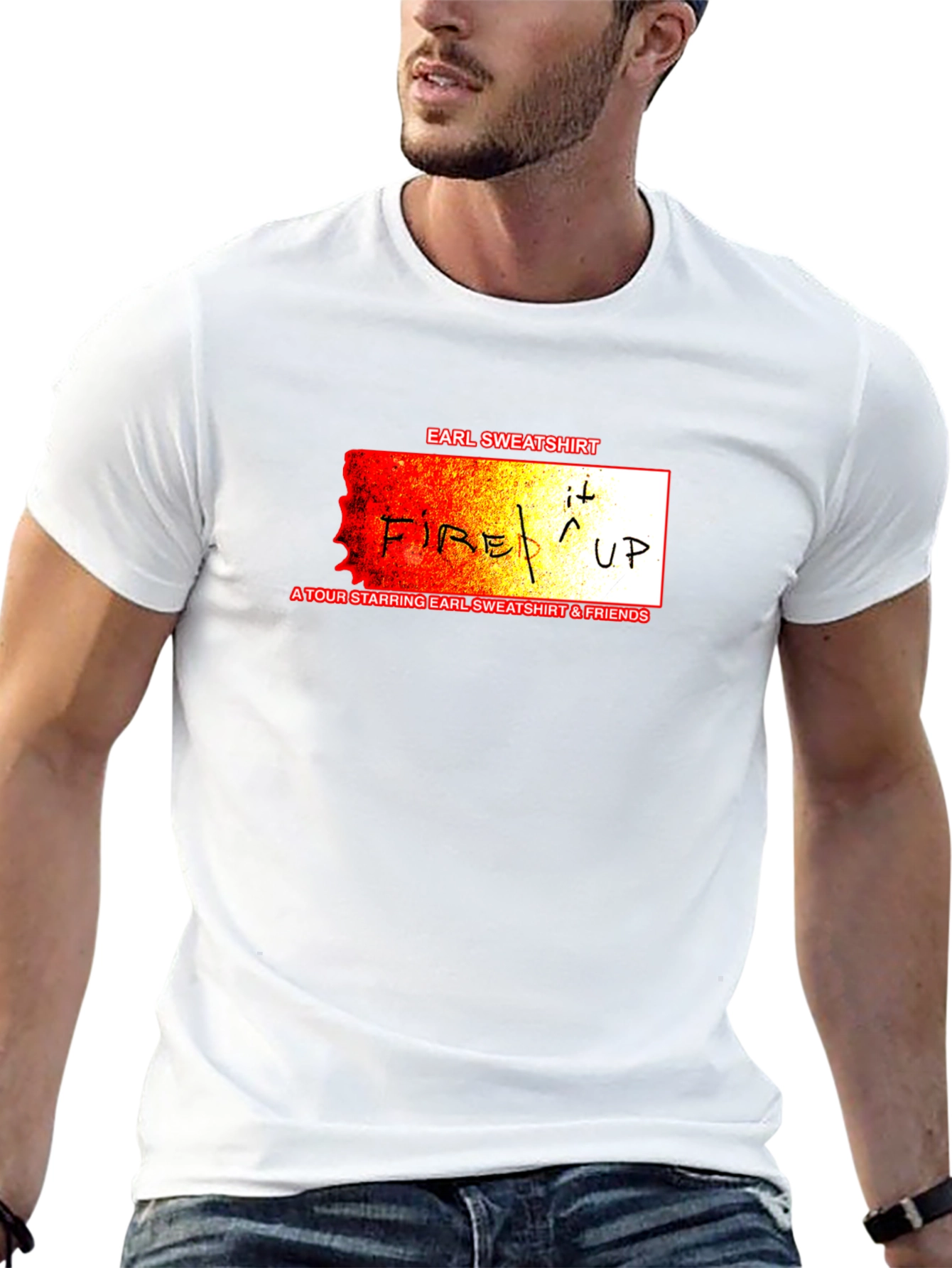 Earl Sweatshirt Fire It Up Tour T-Shirt Black