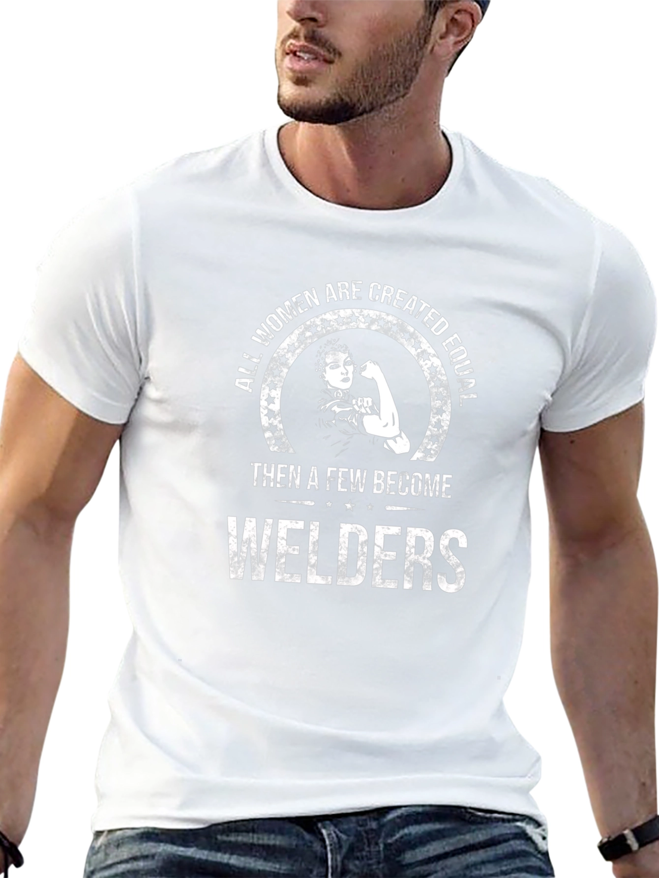 Women Welders T-Shirt: Created Equal Design