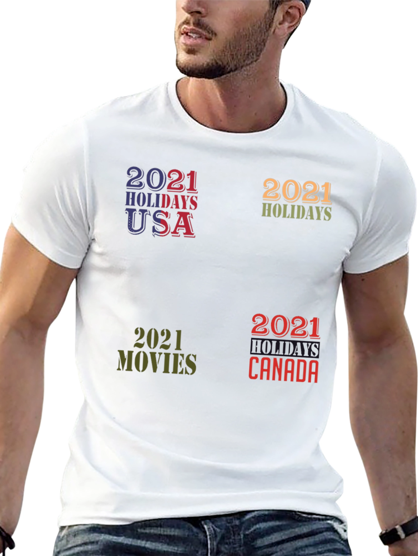 2021 Holiday T-Shirt - Novelty Graphic Tee