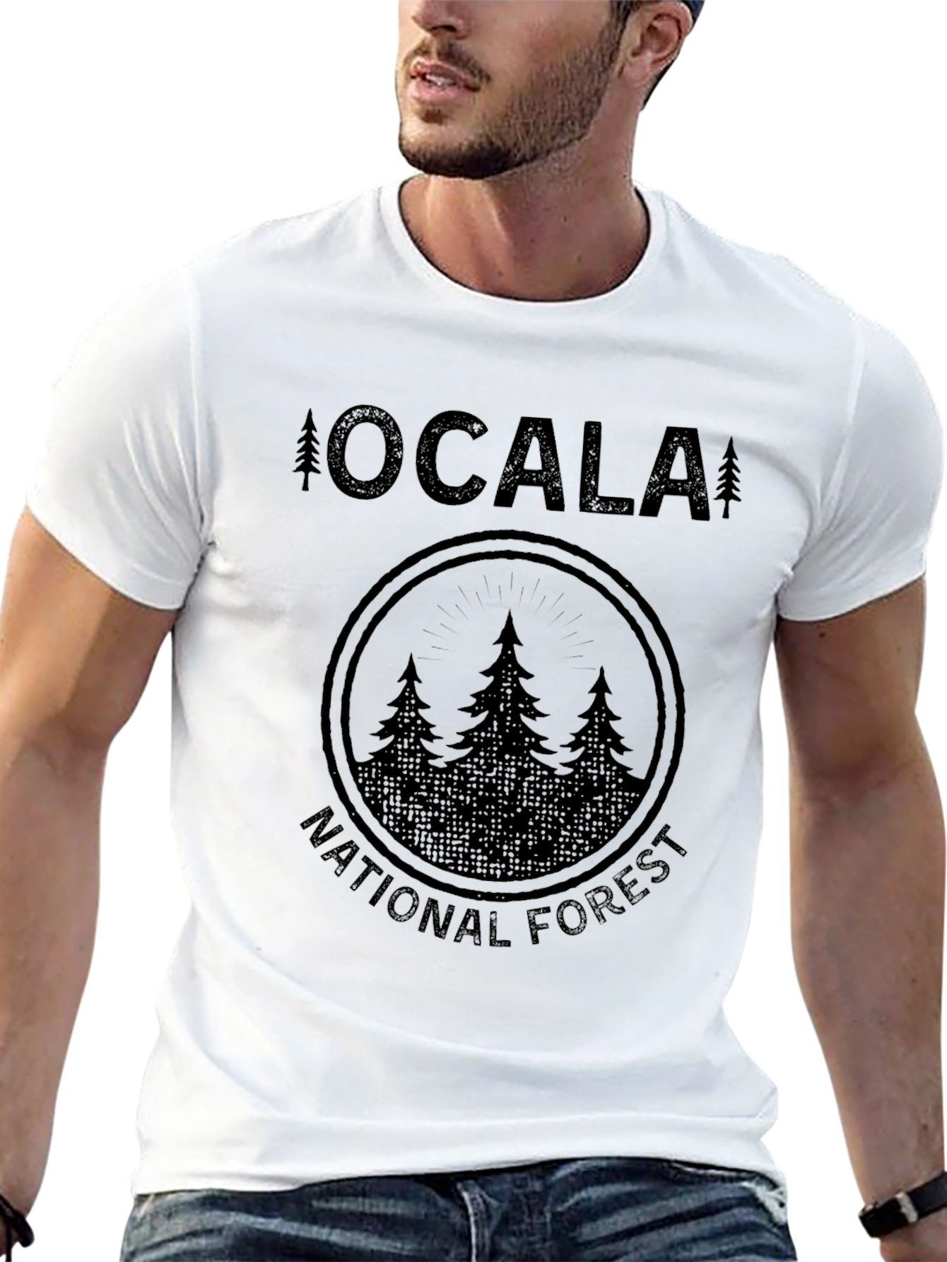 Ocala National Forest Black Graphic T-Shirt
