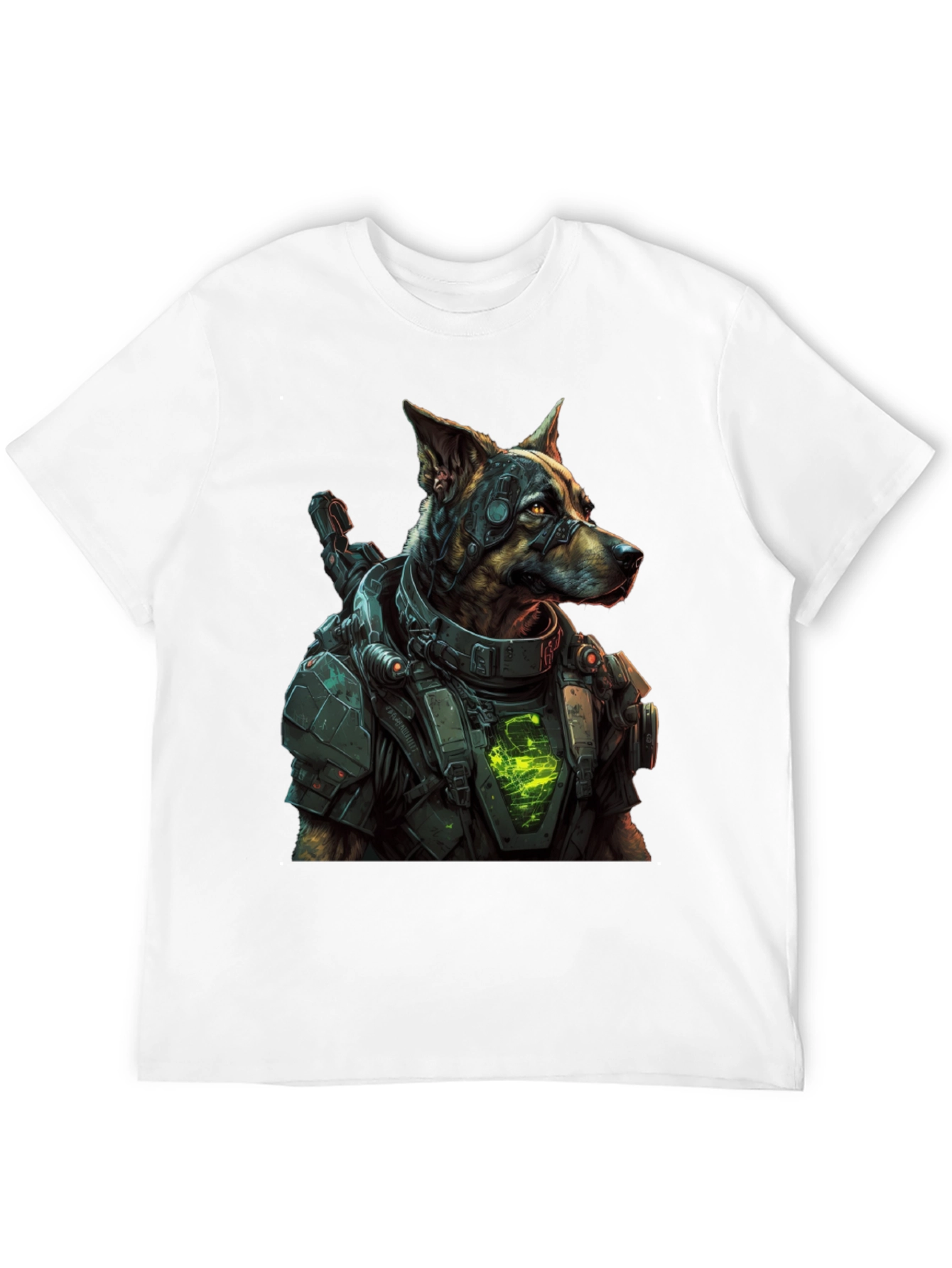 Cyberpunk Dog T-Shirt | Futuristic Dog Graphic Tee | Sci-Fi Dog Lover Shirt | Dog Lover Gift | Free Shipping $50+