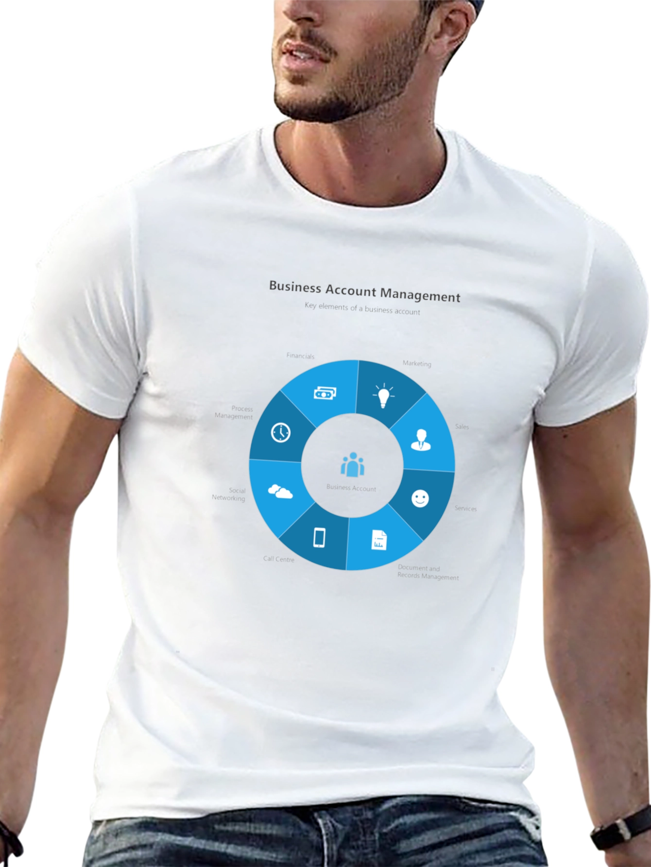 Business Account Management Graphic Tee