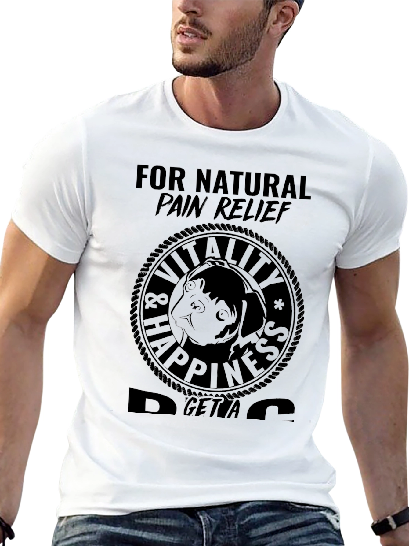 Natural Pain Relief Dog T-Shirt