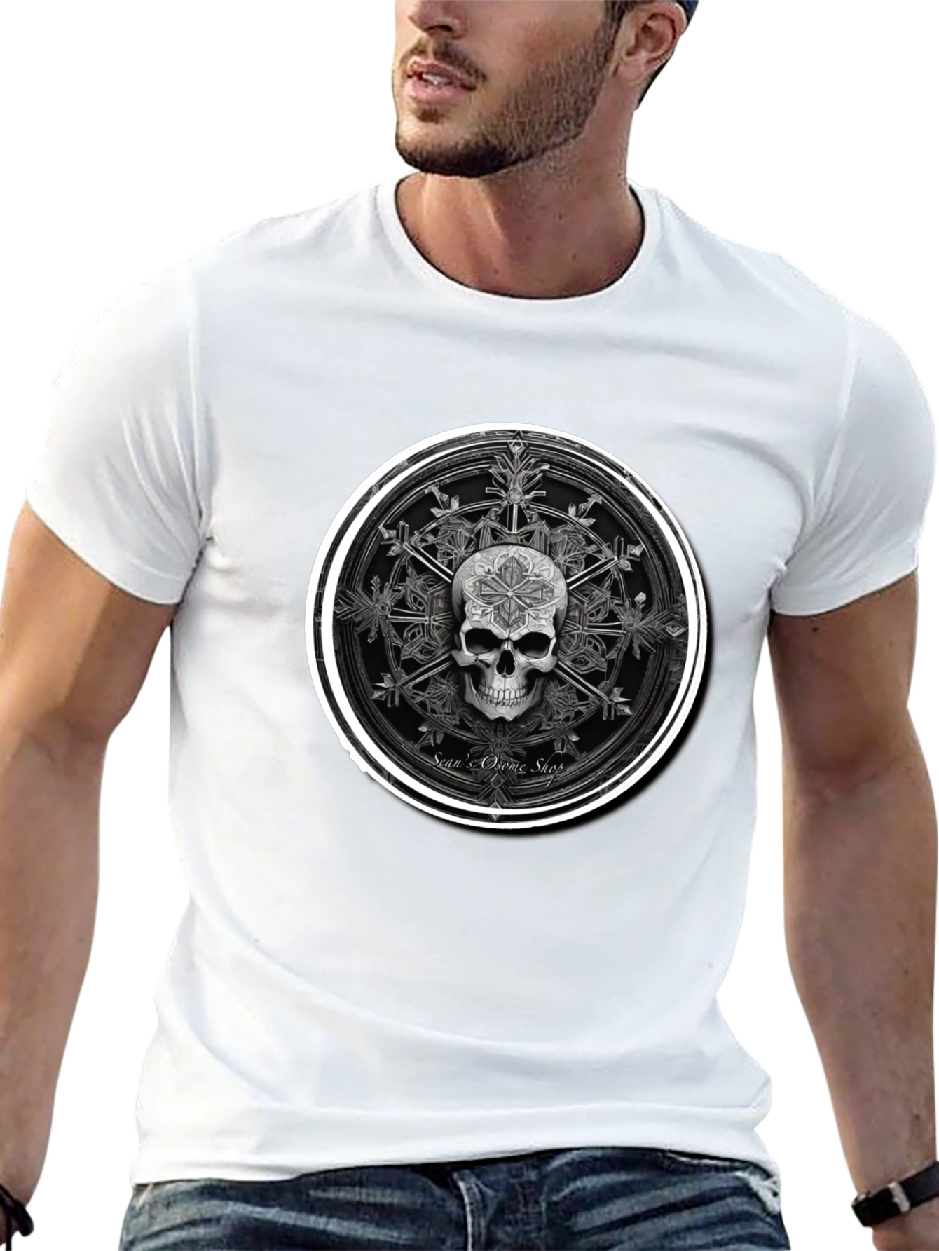 Skull Star T-Shirt - Dark Graphic Tee