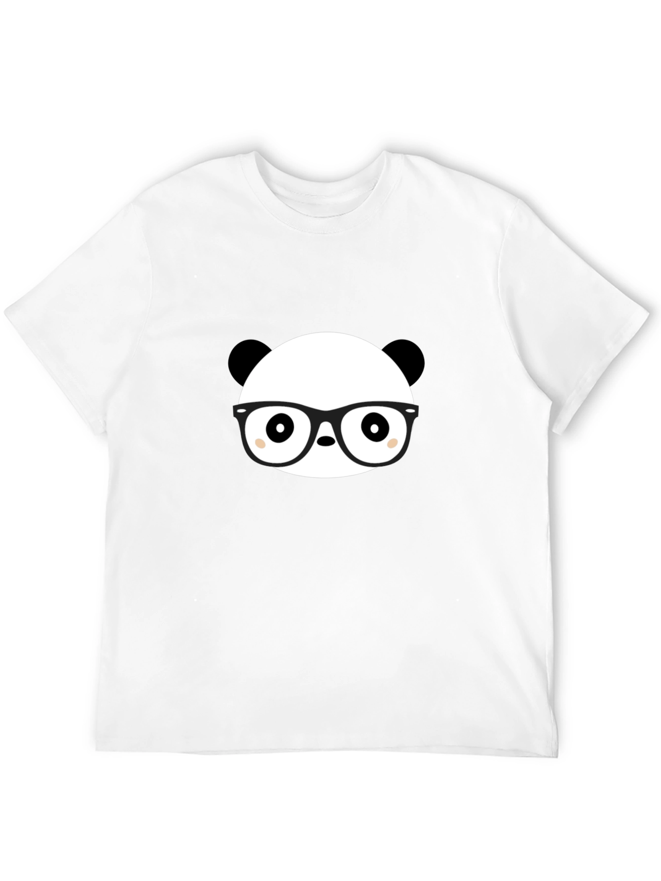Cool Panda Tee: Stylish Black Cotton T-Shirt