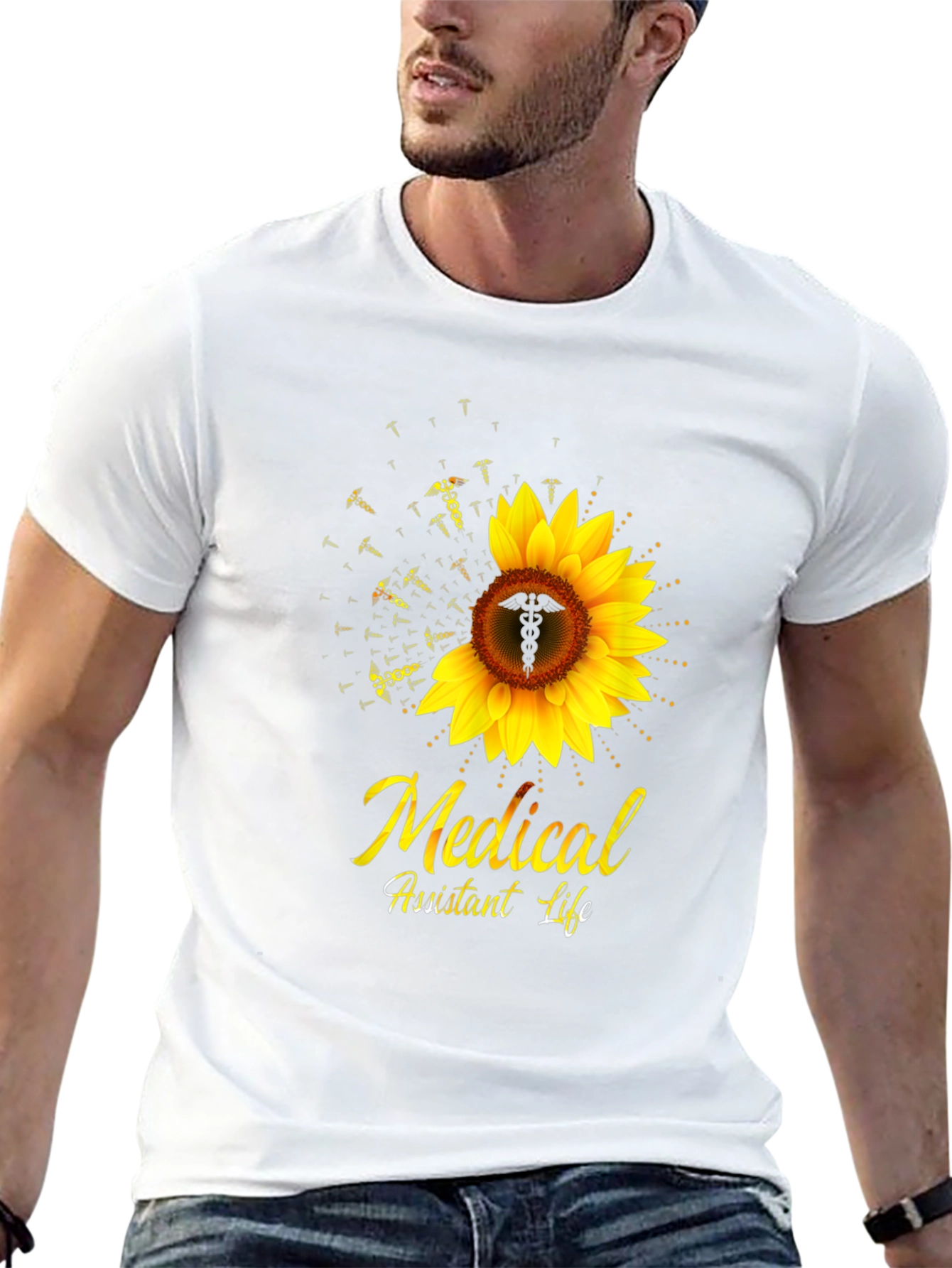 Medical Assistant Life Sunflower T-Shirt