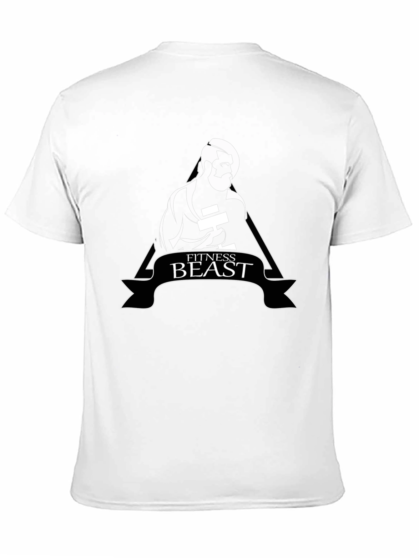 Fitness Beast Graphic T-Shirt - Black