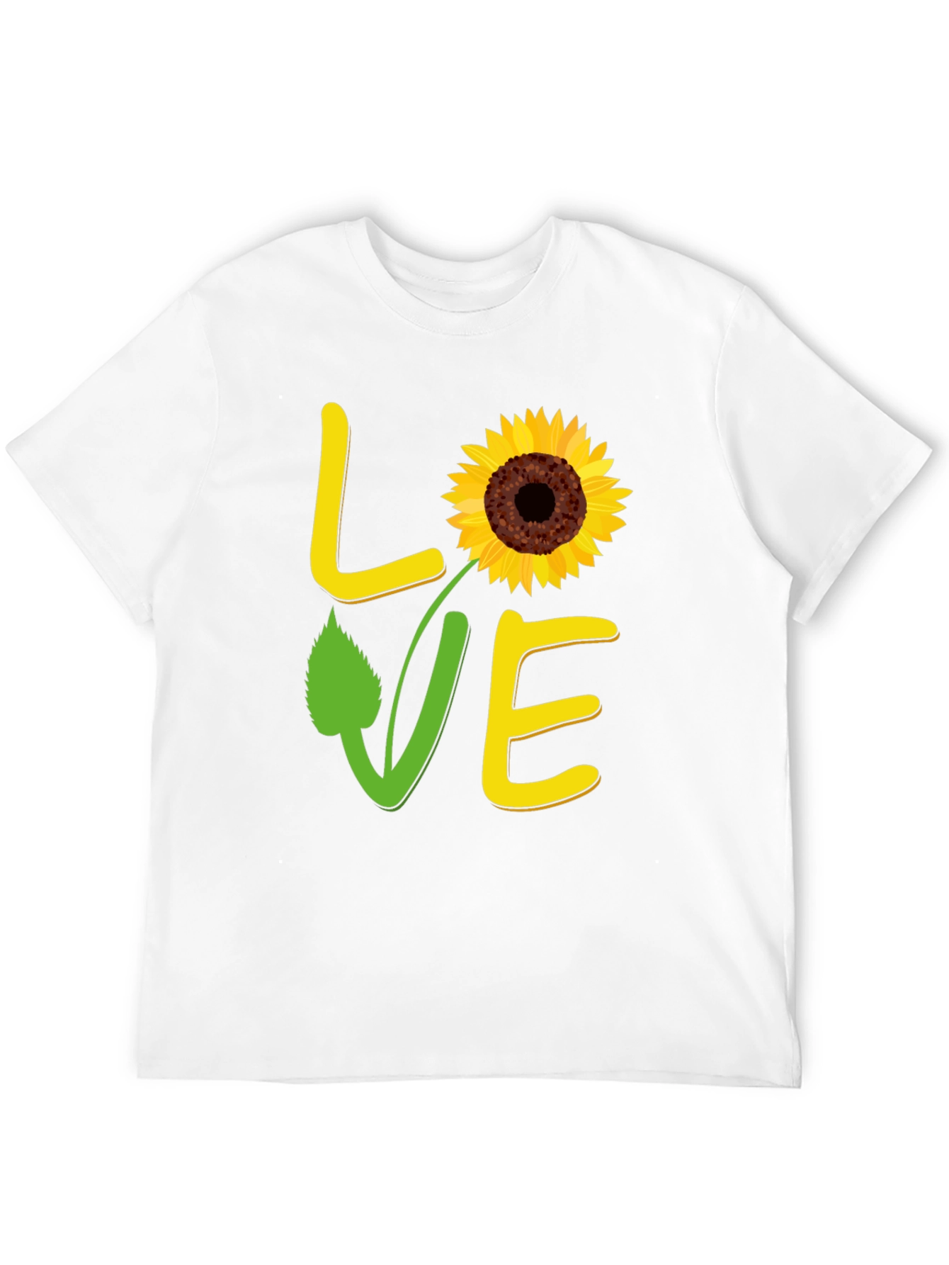 Sunflower Love Graphic Tee - Black