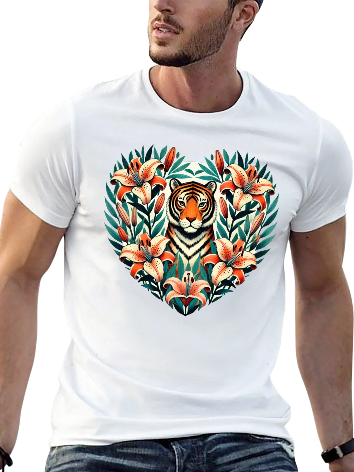 Tiger Lily Heart Graphic Tee