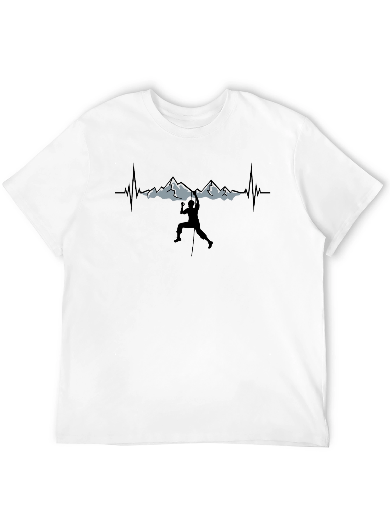 Climbing Heartbeat T-Shirt - Adventure Ready