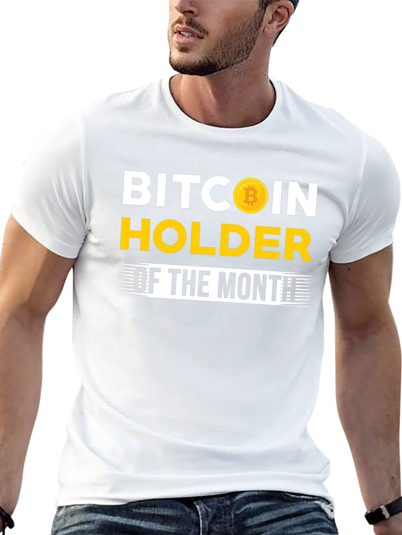 Bitcoin Holder of the Month Black T-Shirt