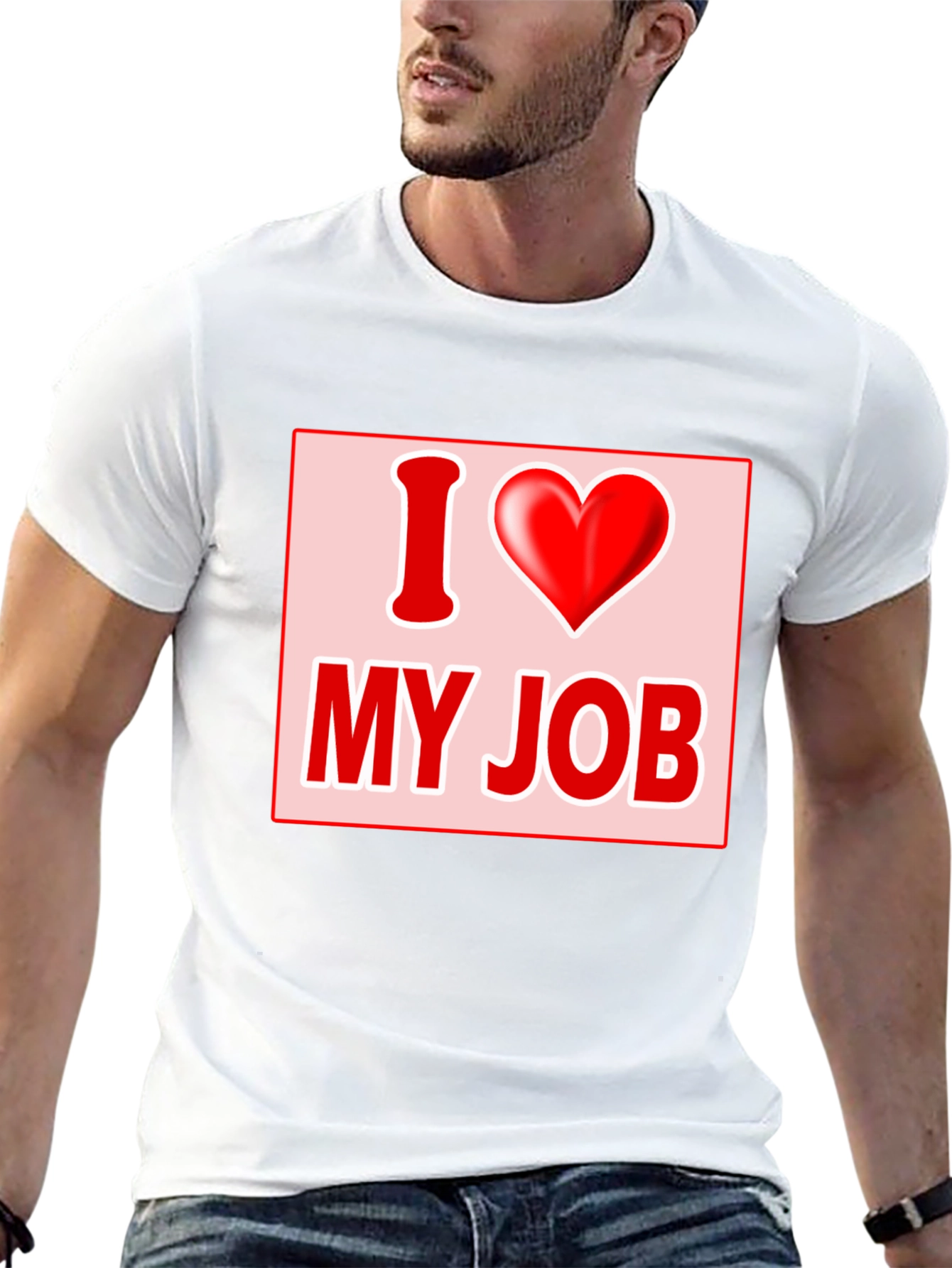 I Love My Job Graphic Tee - Black T-Shirt