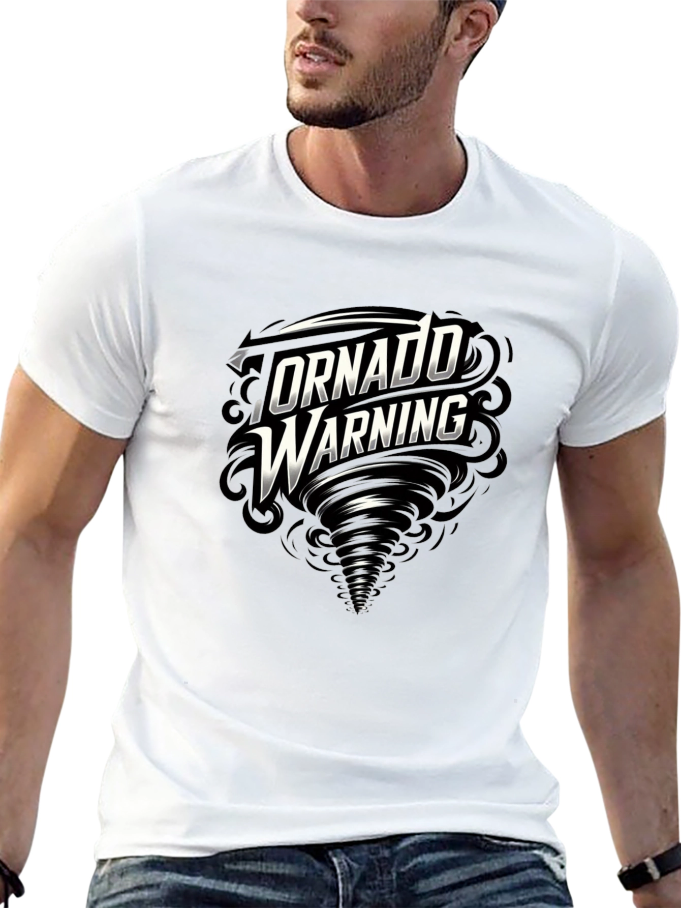 Tornado Warning Graphic Tee - Weather Alert T-Shirt