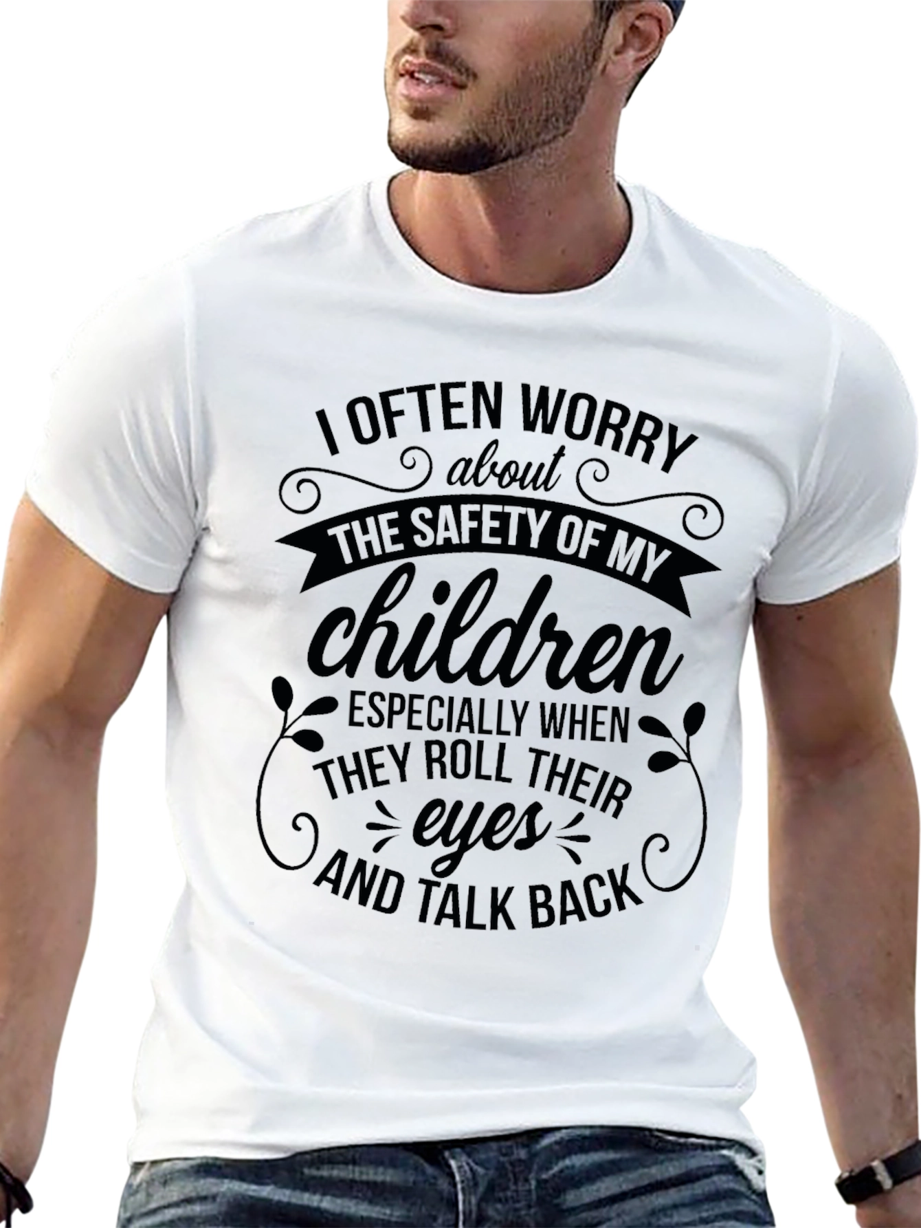 Funny Parent T-Shirt: Safety of My Children