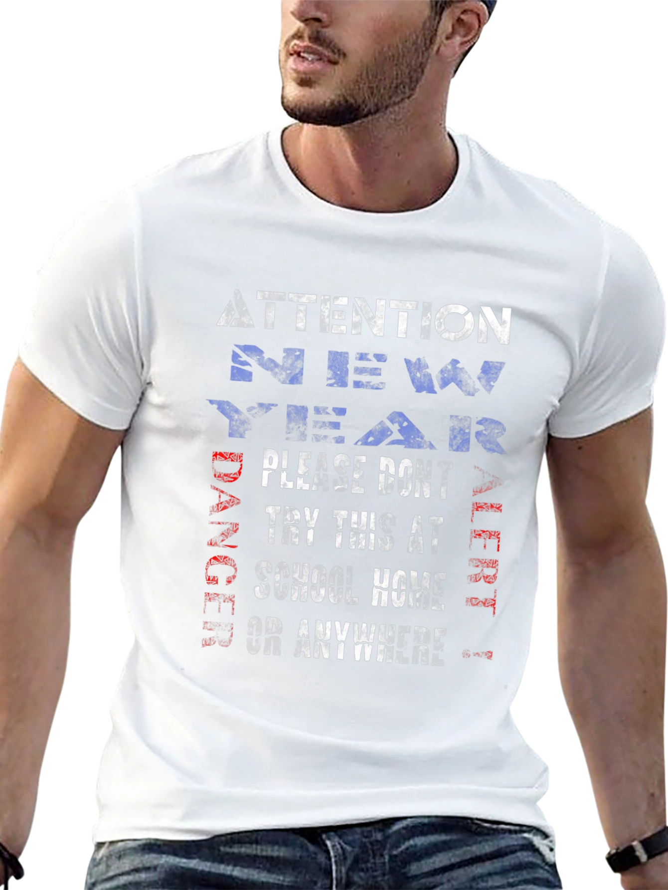 Attention T-Shirt: Danger Alert - Try This at School