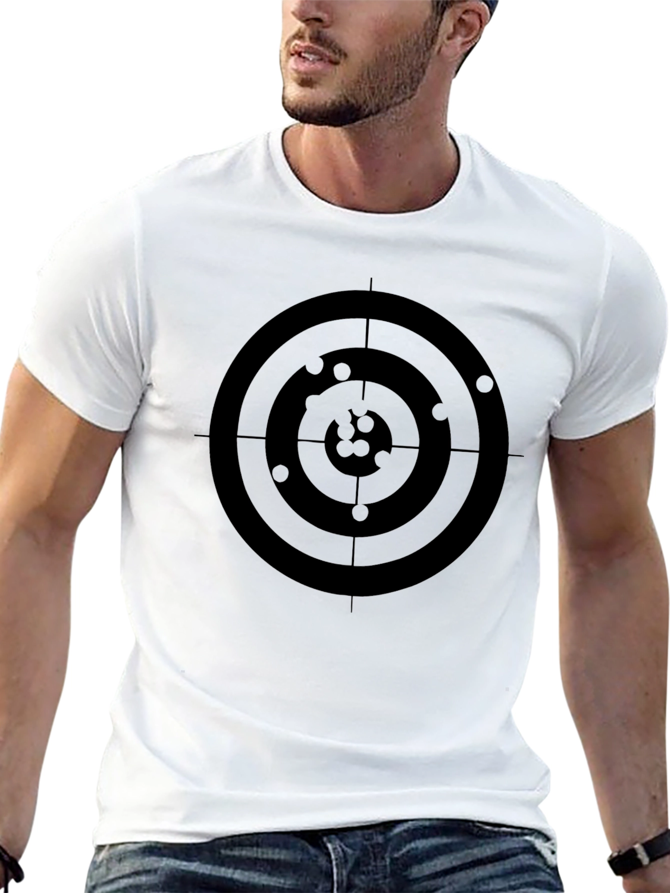 Target T-Shirt - Mens Black Graphic Tee