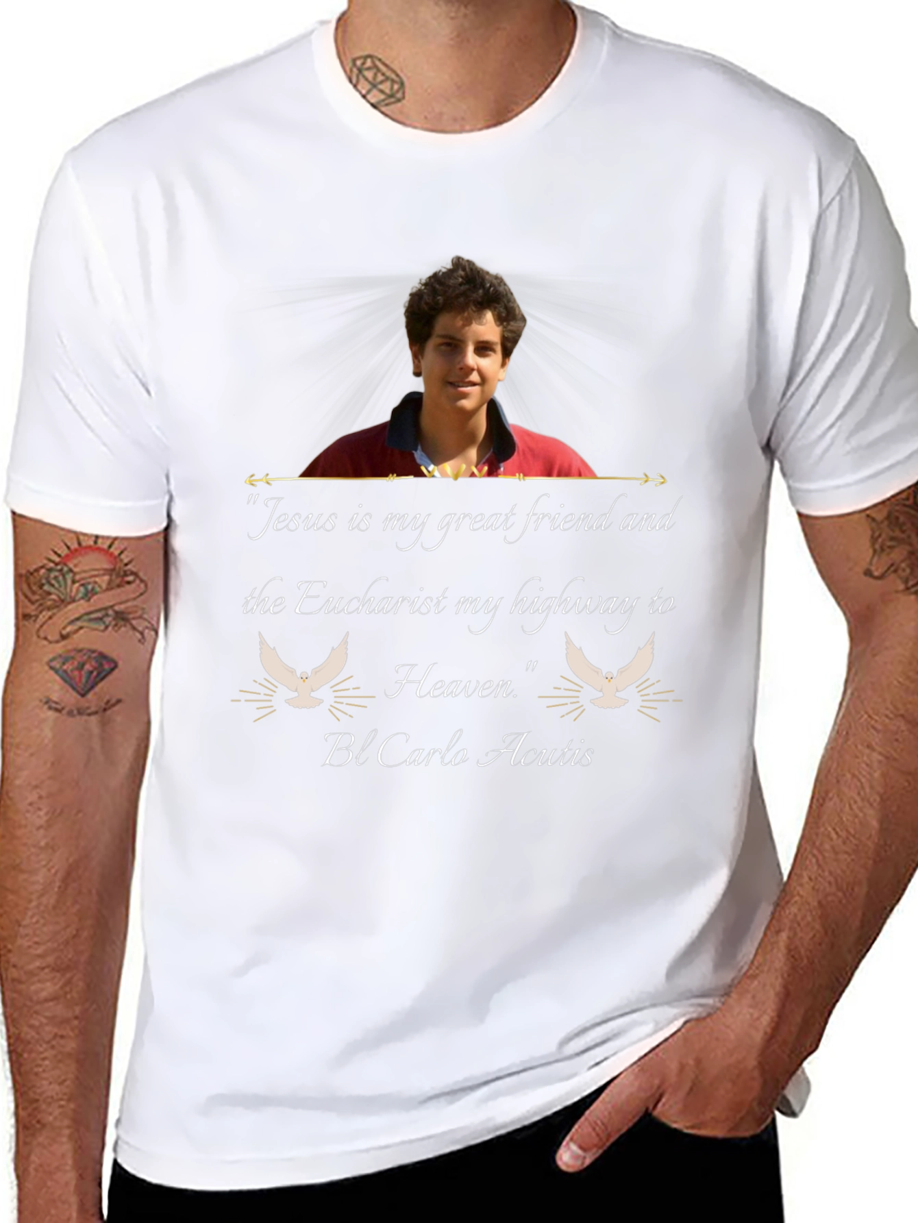 Carlo Acutis T-Shirt - Blessed Catholic Youth
