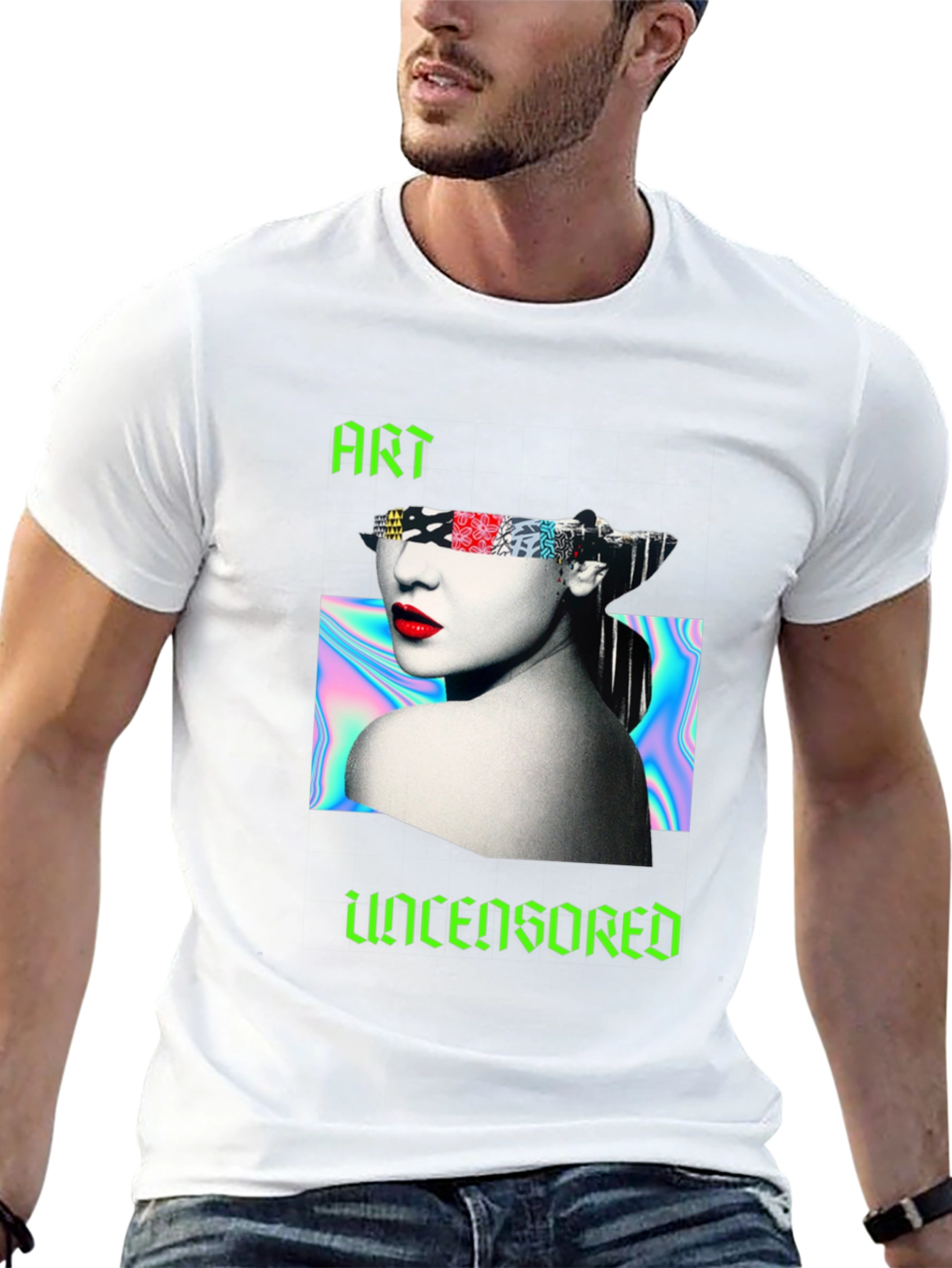 Edgy Art Uncensored Graphic Tee - Unisex