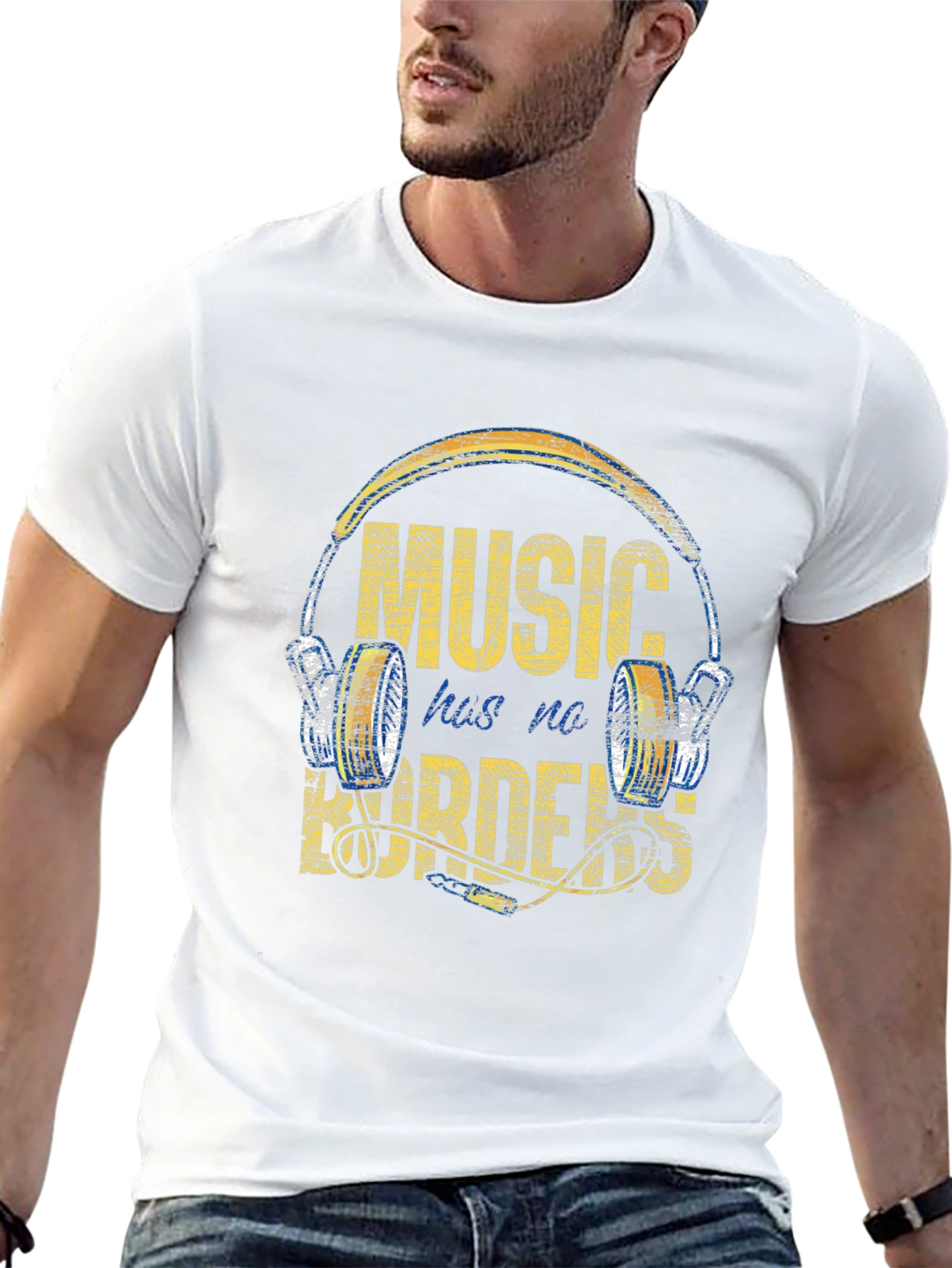 Music Has No Borders Graphic Tee