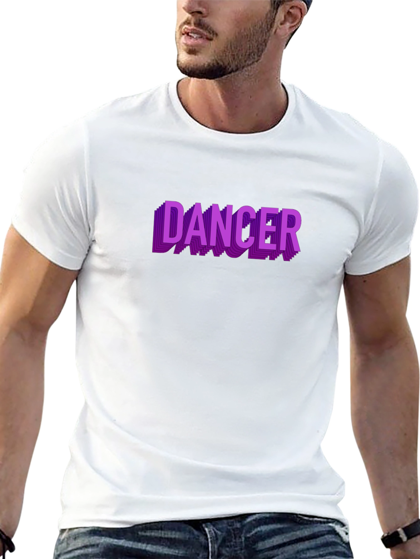 Dancer T-Shirt - Modern Purple Design