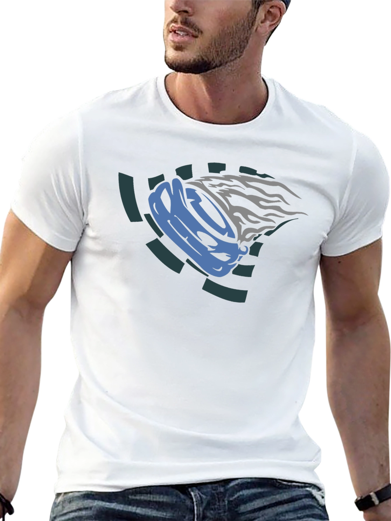 Cool Hockey Puck Graphic T-Shirt