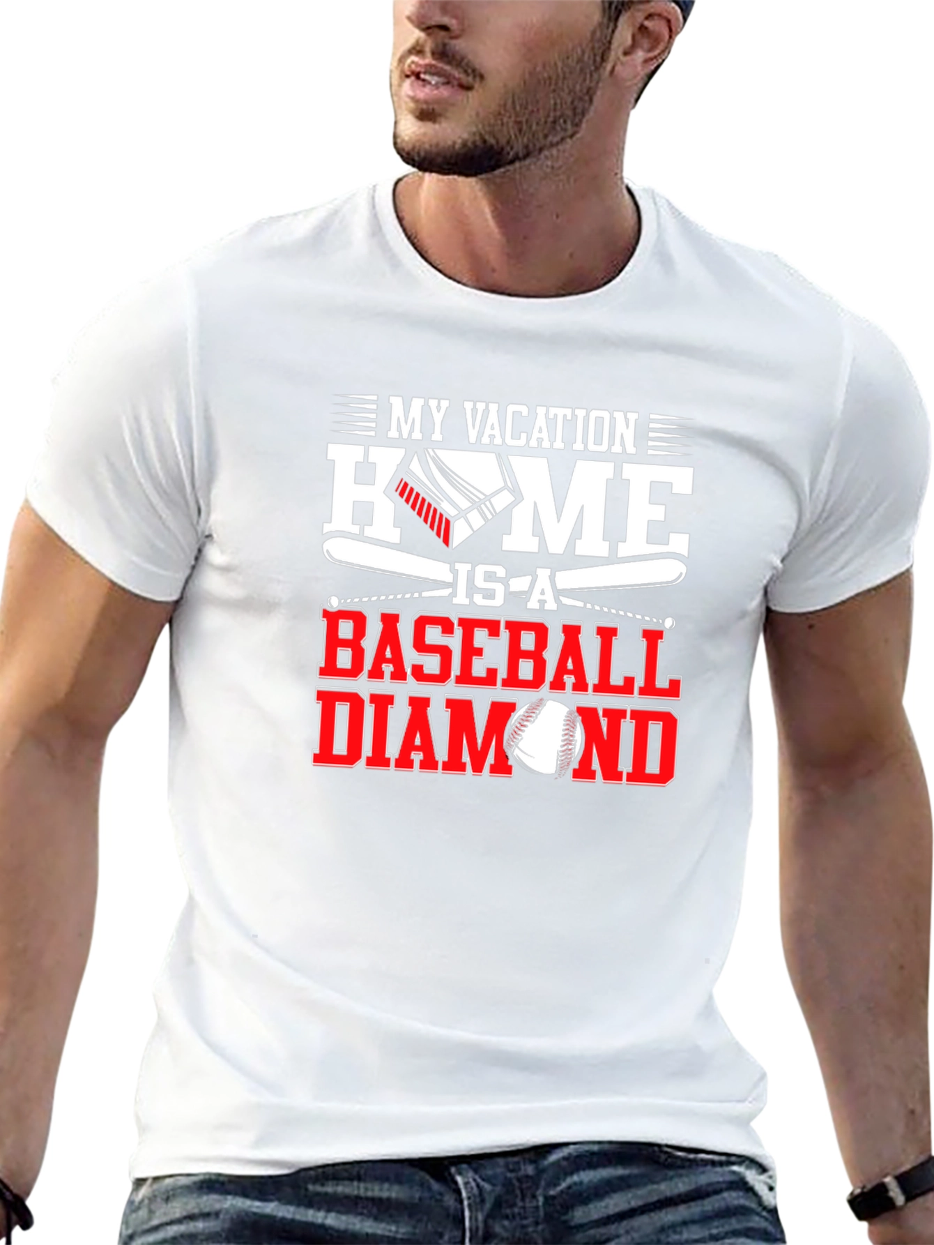 Baseball Diamond Vacation T-Shirt