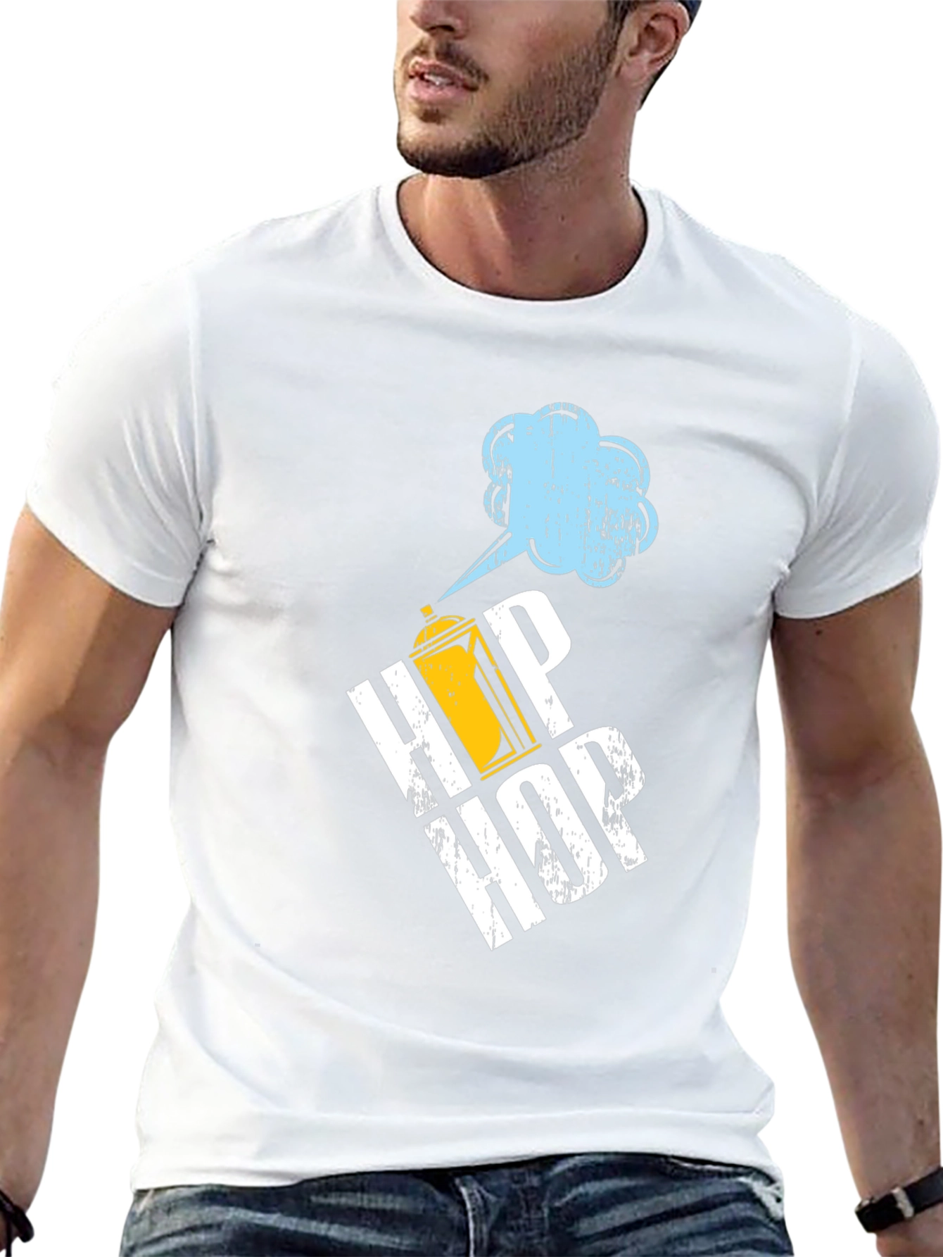 Hip Hop Spray Paint T-Shirt - Urban Style