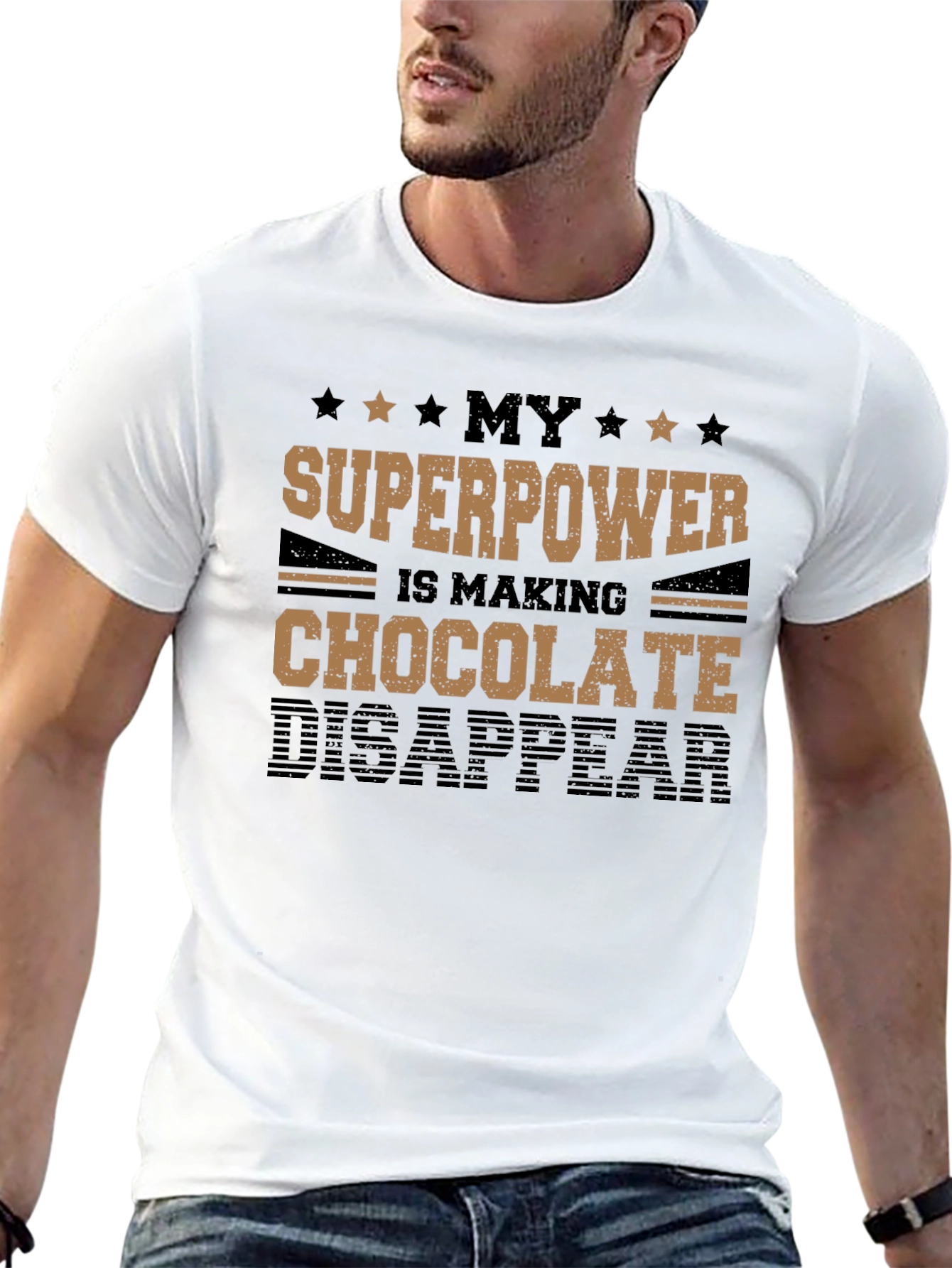 Chocolate Disappearing Superpower T-Shirt