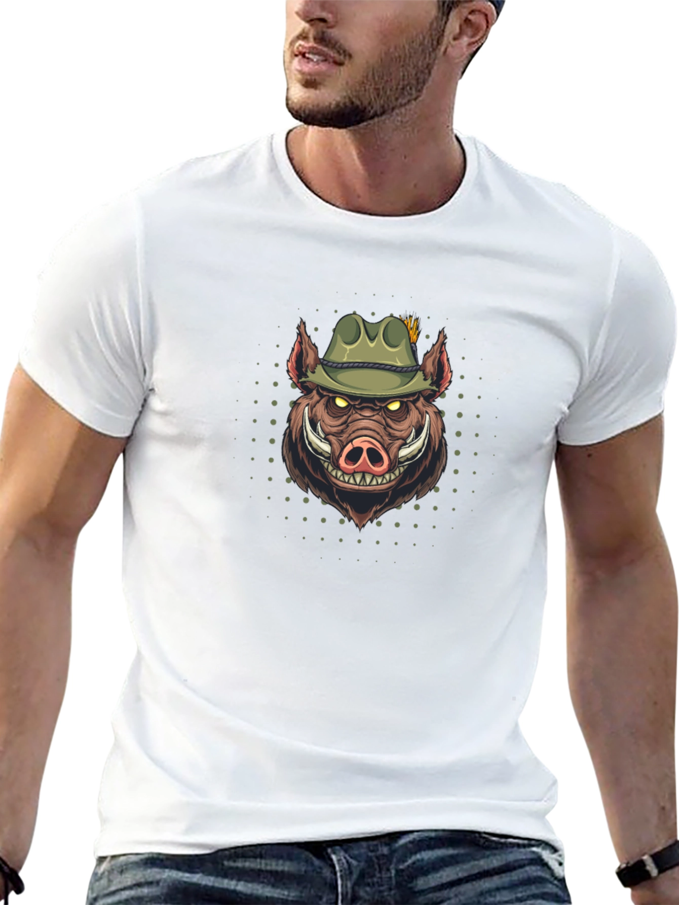 Wild Boar Graphic T-Shirt