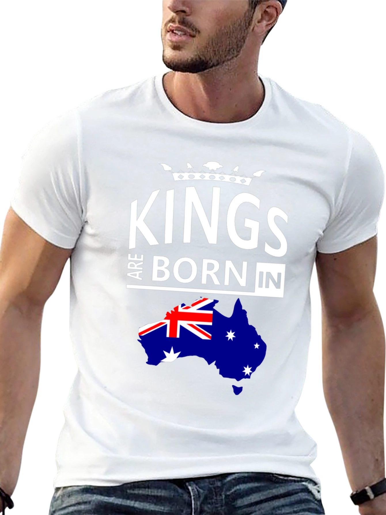 Kings Are Born In Australia T-Shirt