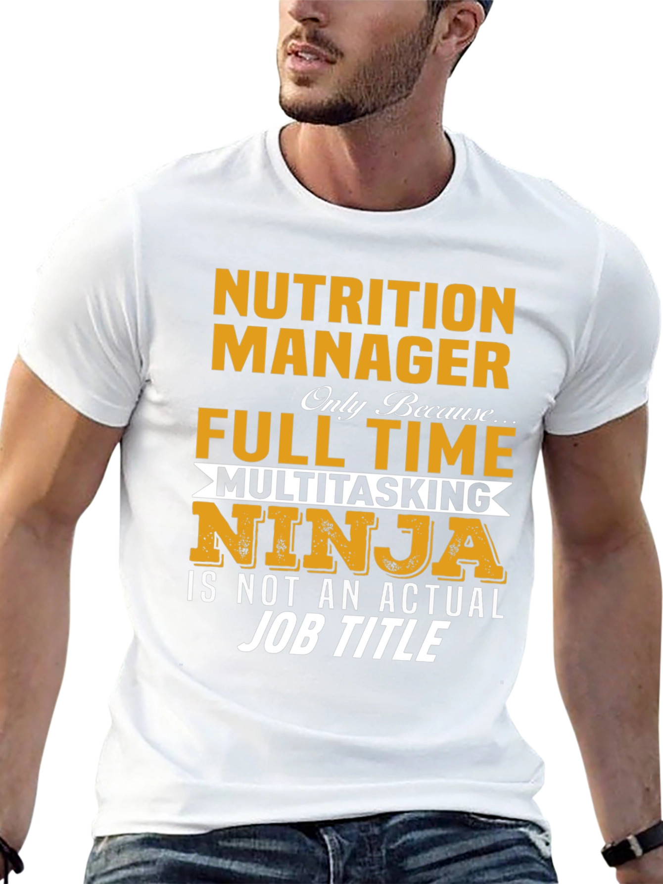 Nutrition Manager Full Time Multitasking Ninja T-Shirt