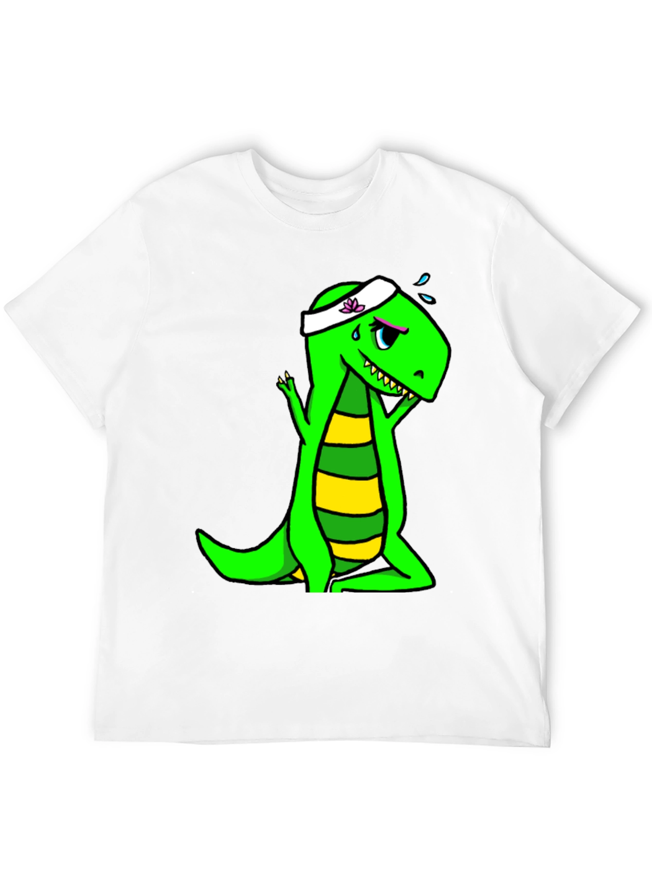 Dino Yoga Black T-Shirt