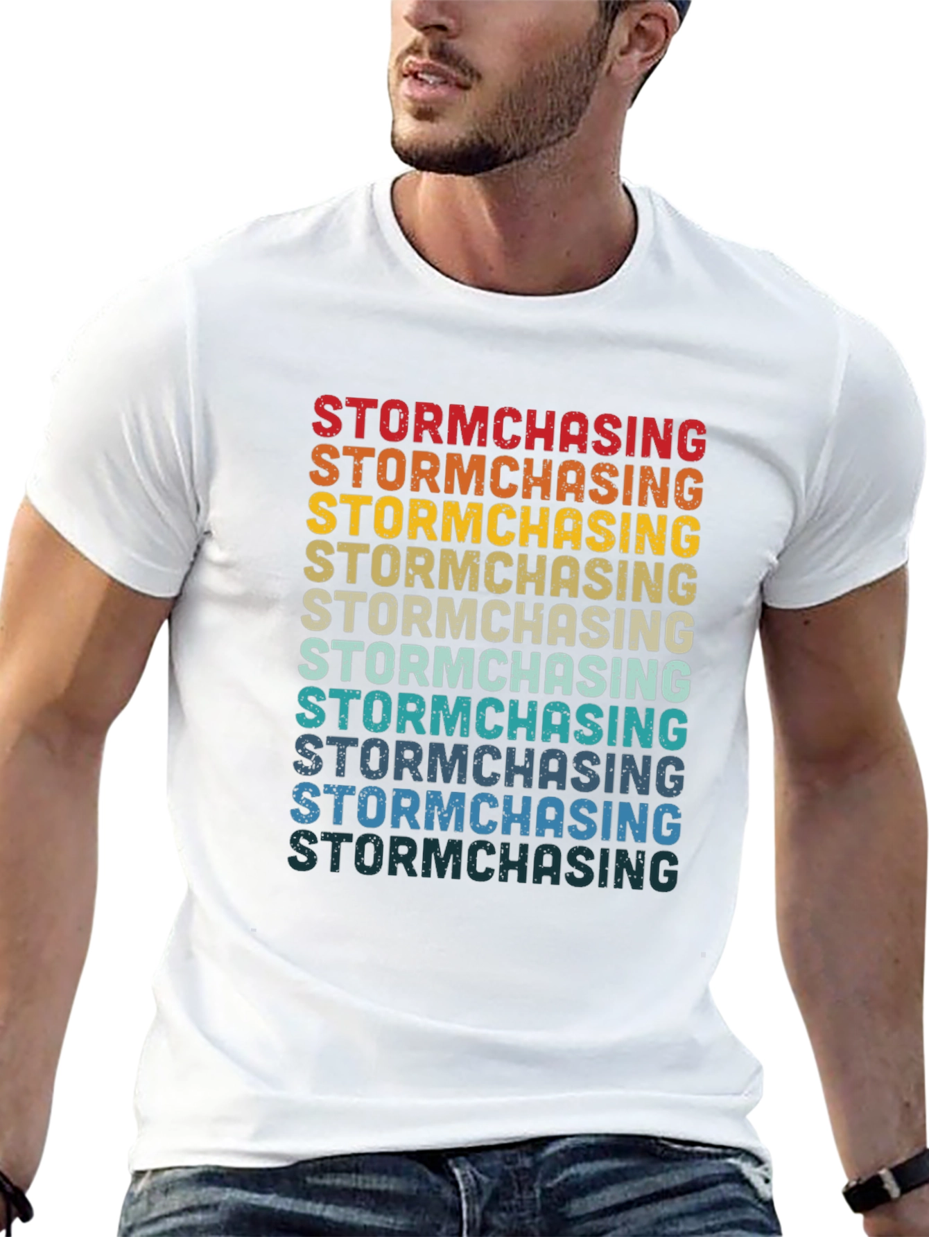 Storm Chasing Retro Graphic T-Shirt