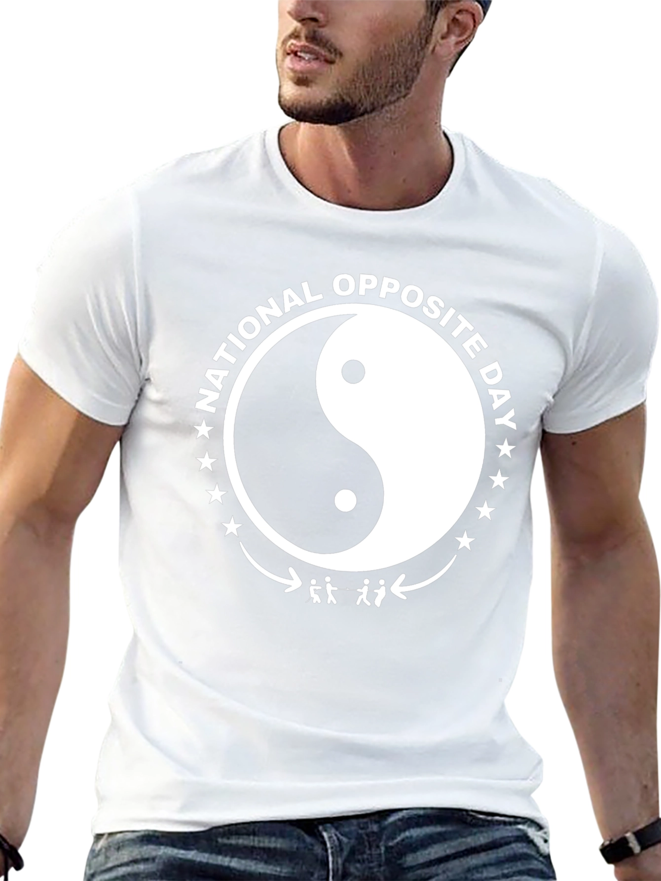 National Opposite Day Yin Yang T-Shirt