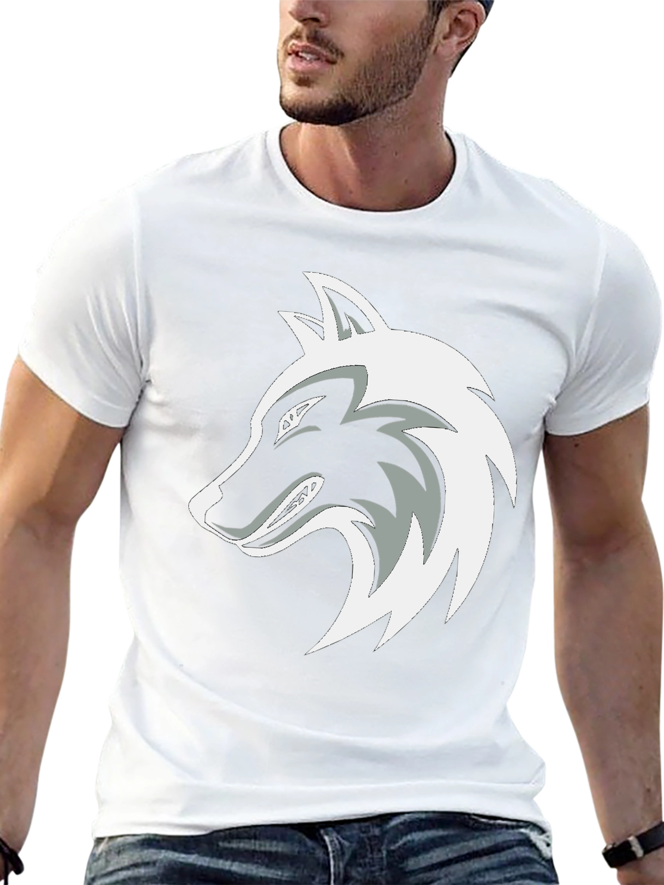 Black Wolf Graphic T-Shirt