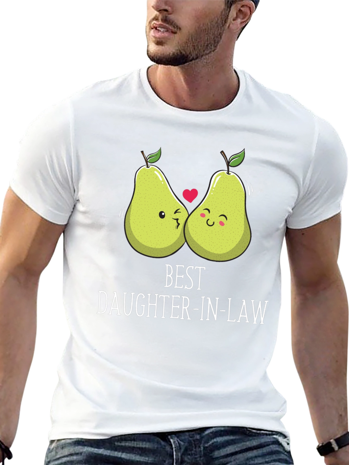 Best Daughter-in-Law Pear Pun T-Shirt - Cute Gift!