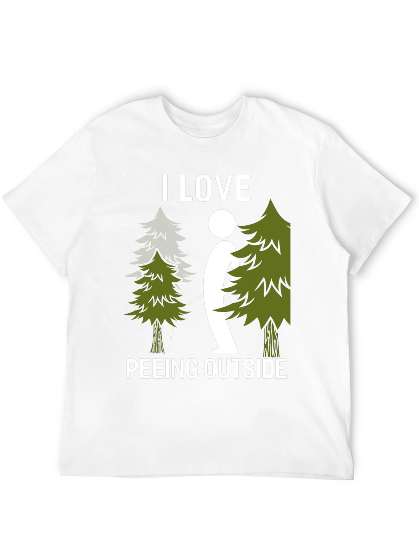 I Love Peeing Outside Graphic T-Shirt