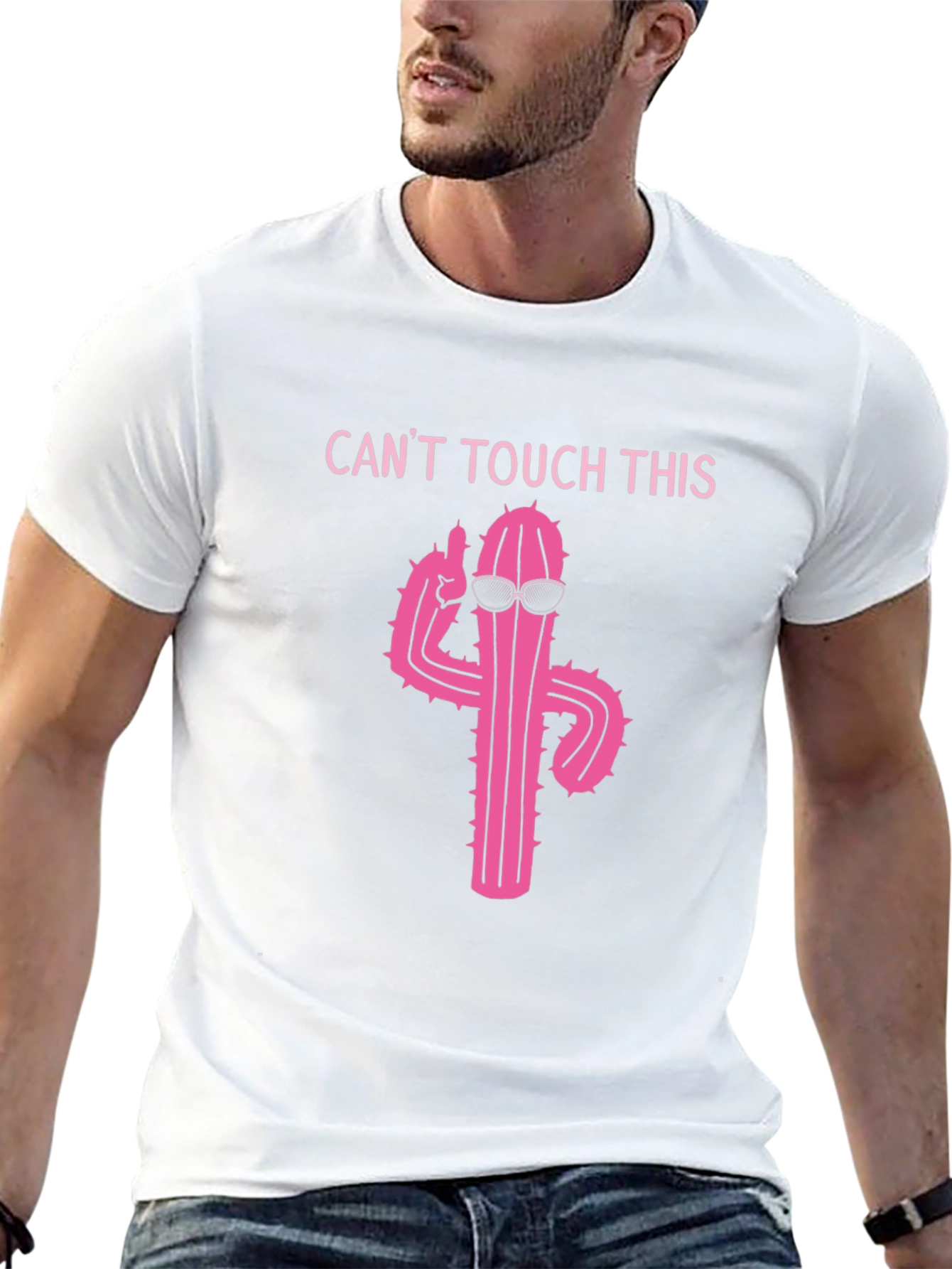 Funny Cactus Graphic T-Shirt