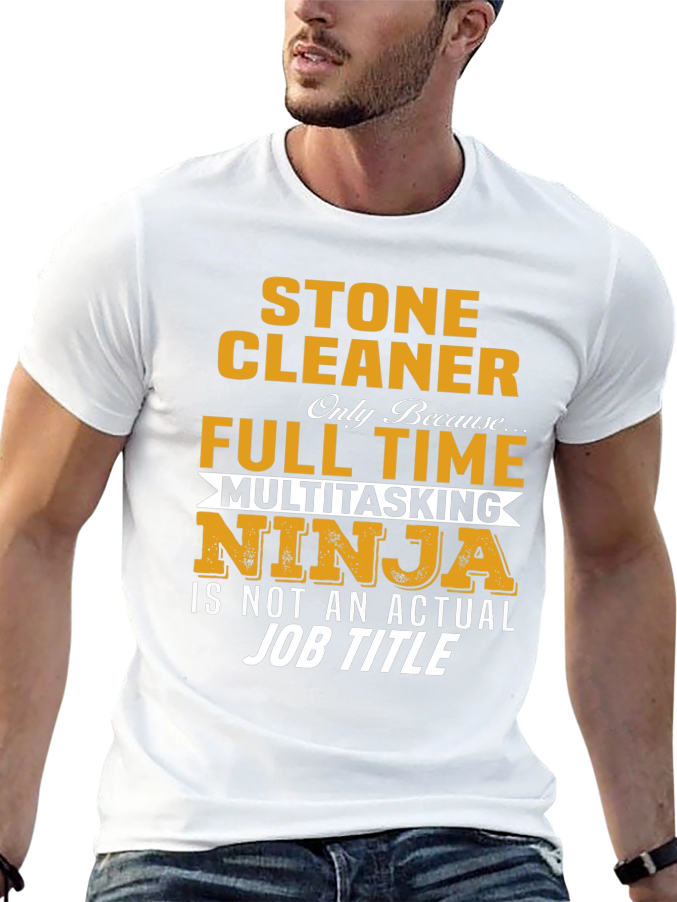 Stone Cleaner Multitasking Ninja Graphic Tee