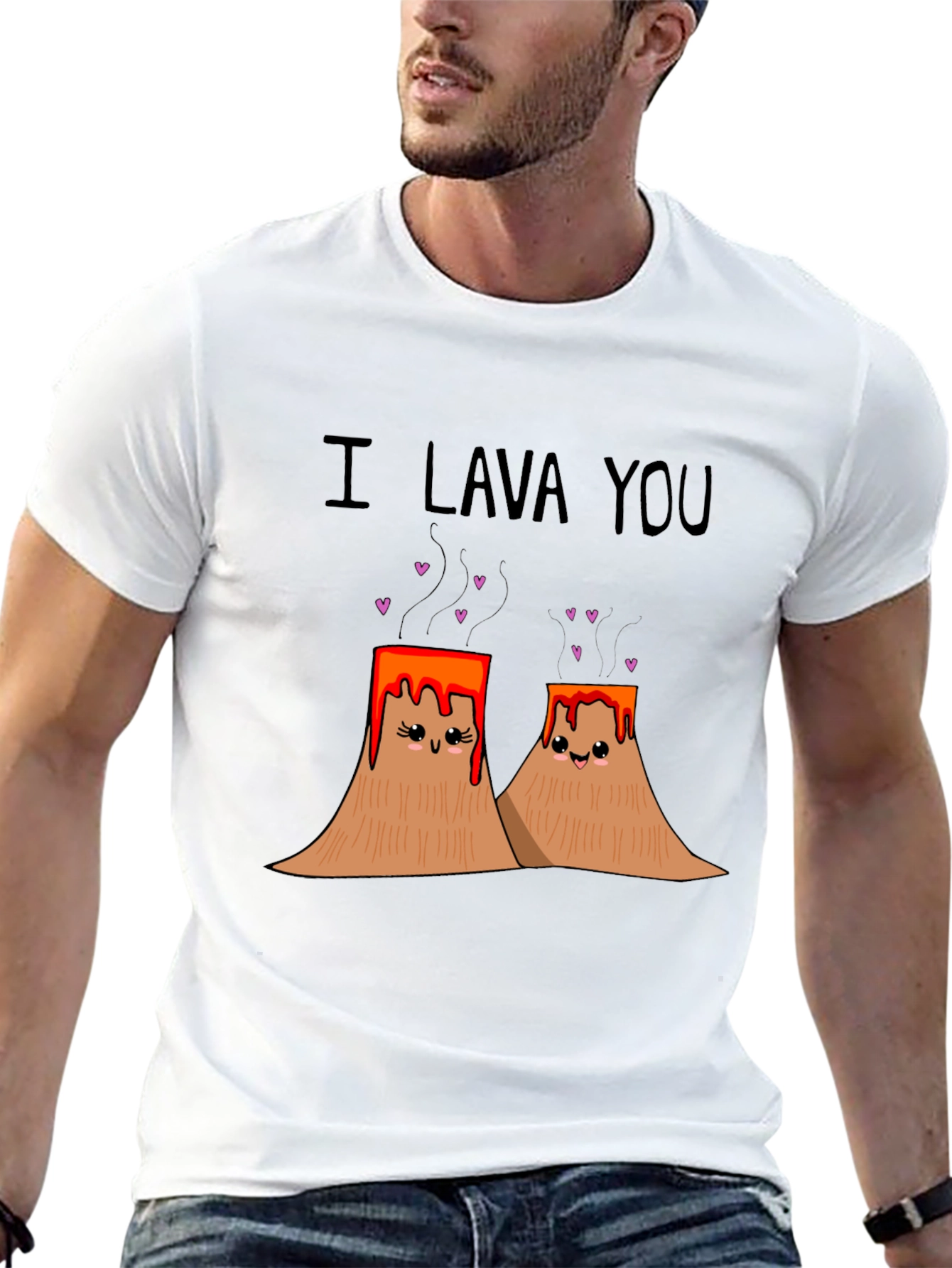 I Lava You T-Shirt Funny Volcano Love Tee