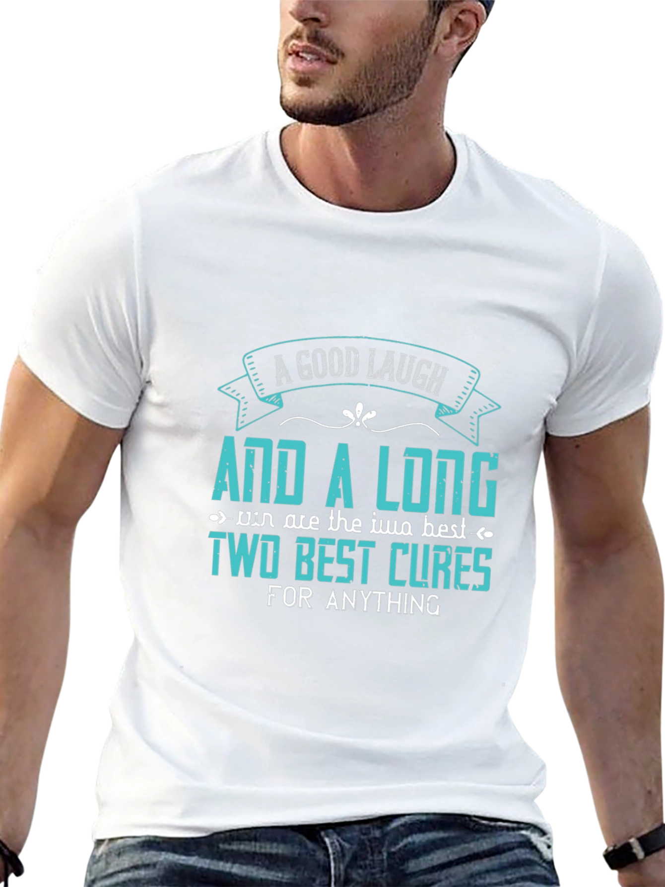 A Good Laugh and a Long Rest Graphic Tee